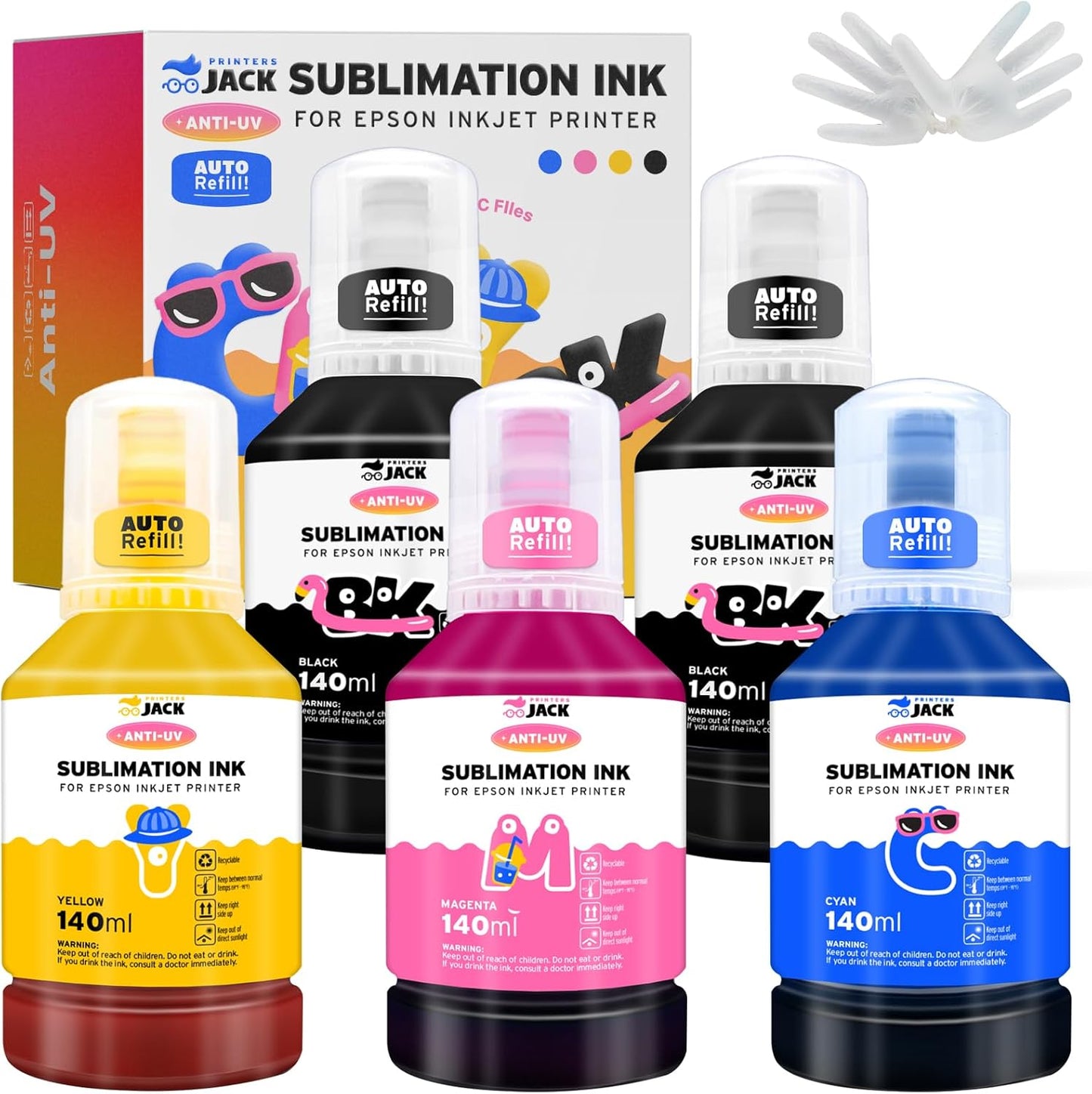 700ML Sublimation Ink: Vibrant Colors & Anti-UV Protection