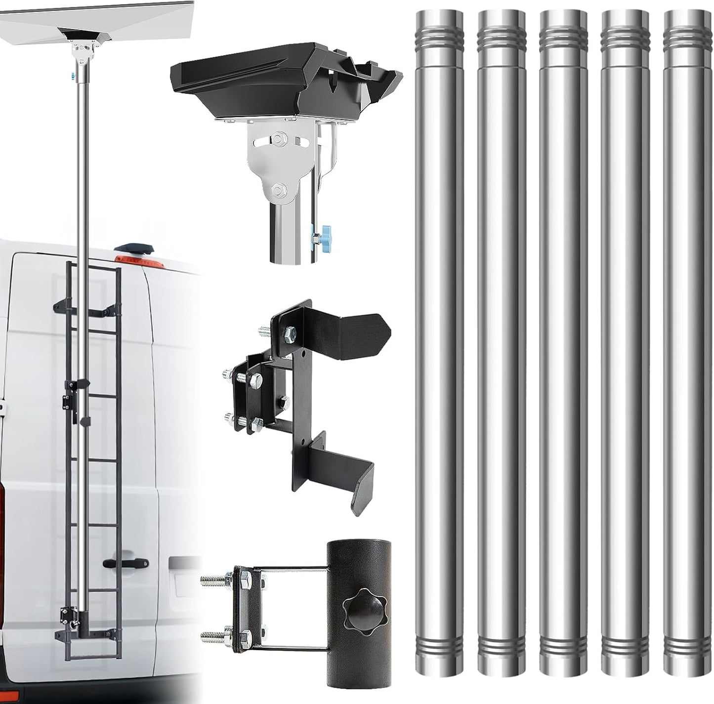 Starlink Gen 3 Pole Mount Kit for RVs - Adjustable & Portable