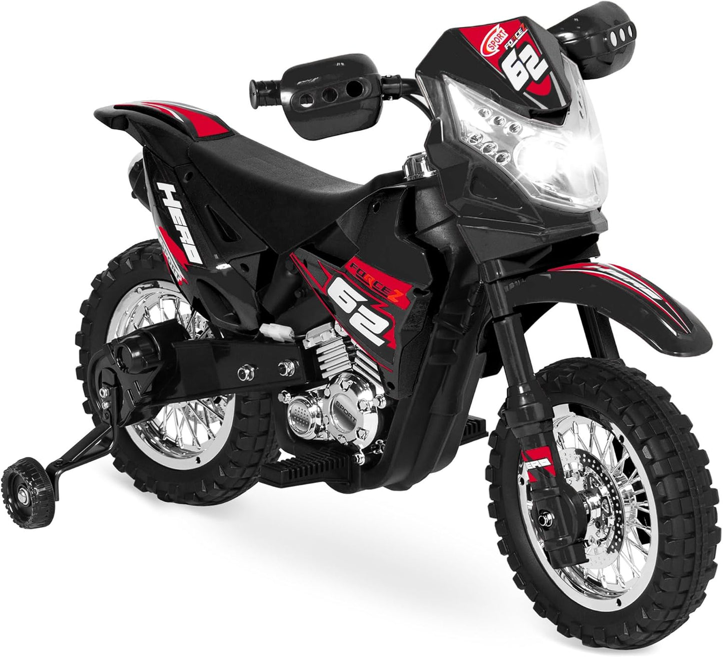 Kids 6V Ride On Motorcycle with Realistic Sounds and Lights
