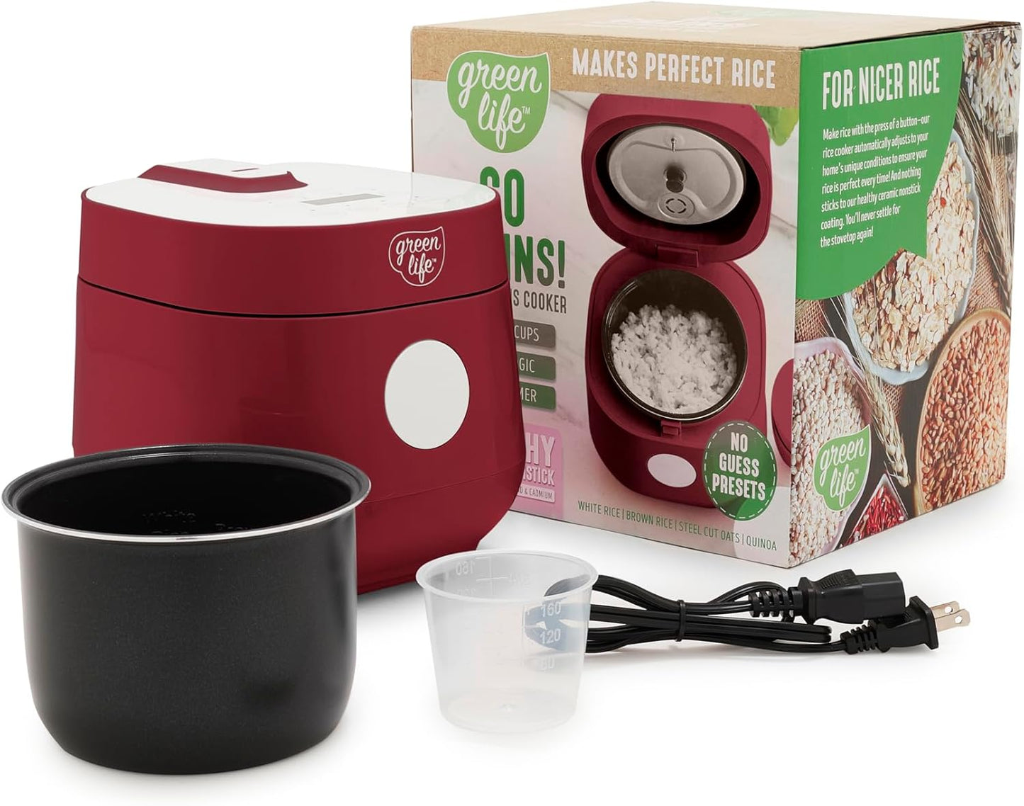 GreenLife Digital Rice Cooker: Perfect Rice Every Time