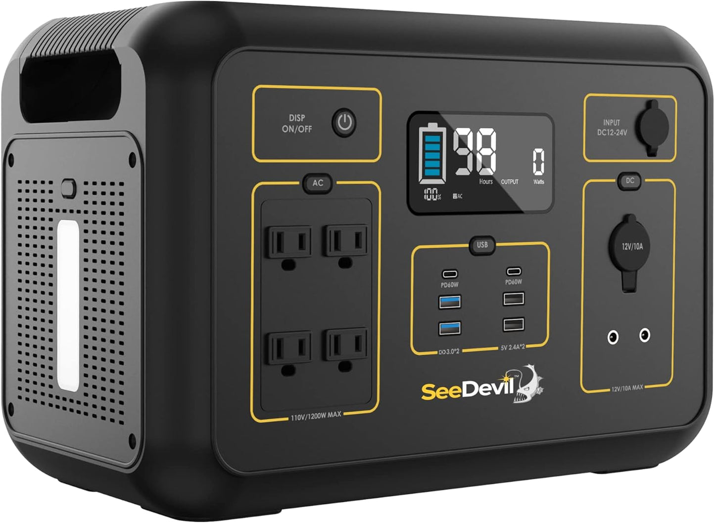 Portable Power Station: 1132Wh for Outdoor Adventures