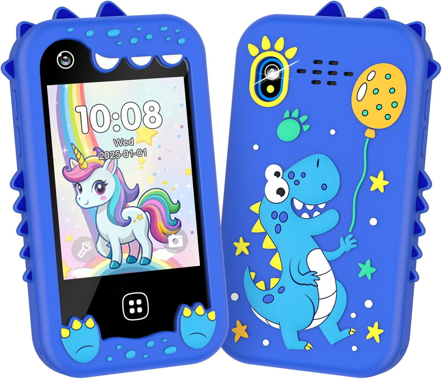 Yiphun Kids Smart Phone: Dual Camera, Games, Music | Perfect Birthday Gift for Ages 3-10!