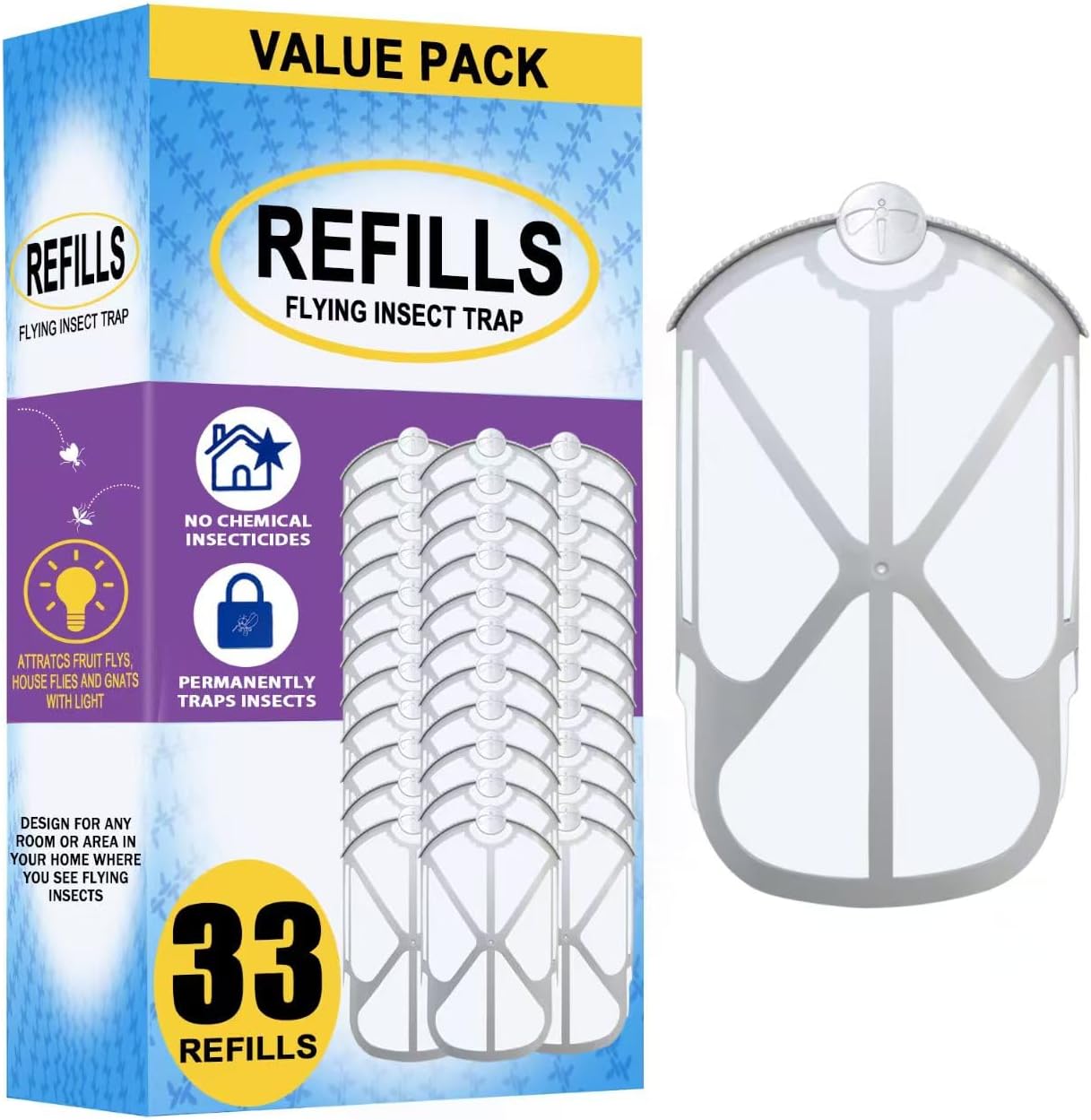33 Pack Cartridge Refills for M364 M364A Max Indoor Insect Trap