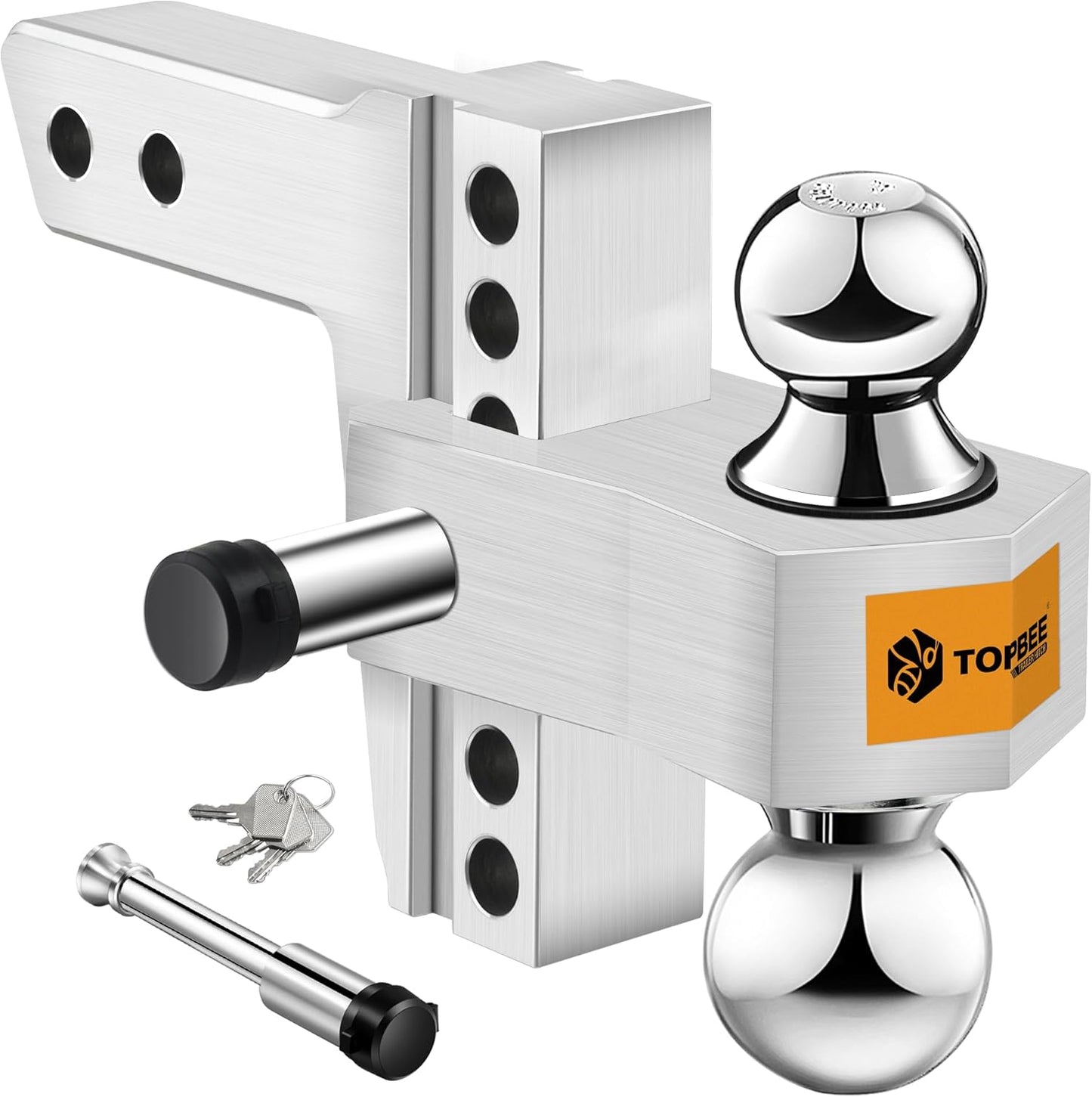 Adjustable Aluminum Trailer Hitch for Heavy Duty Towing Needs