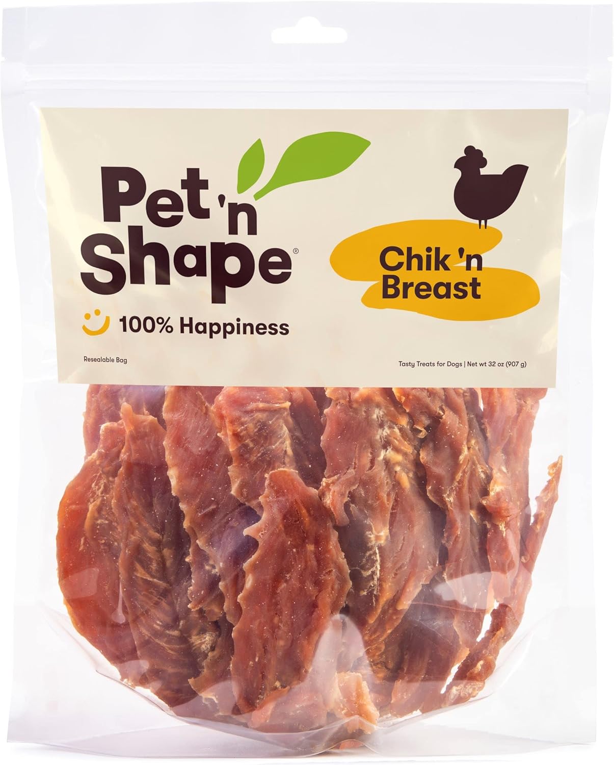 Pet 'n Shape Chik 'n Breast Jerky Dog Treats - Healthy Snack