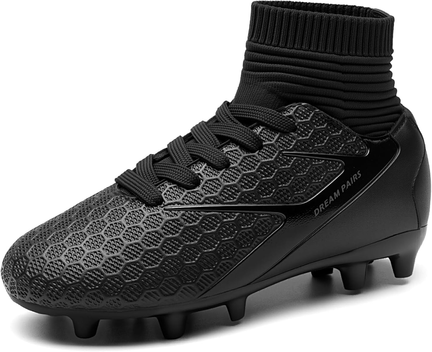 DREAM PAIRS Youth Soccer Cleats for Kids with Ankle Support