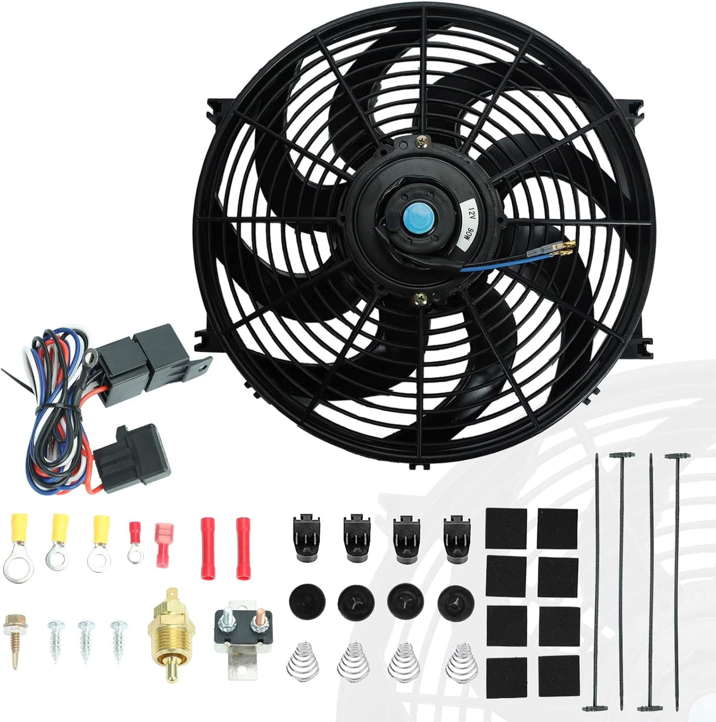 14 Inch Universal Electric Radiator Cooling Fans with Thermostat