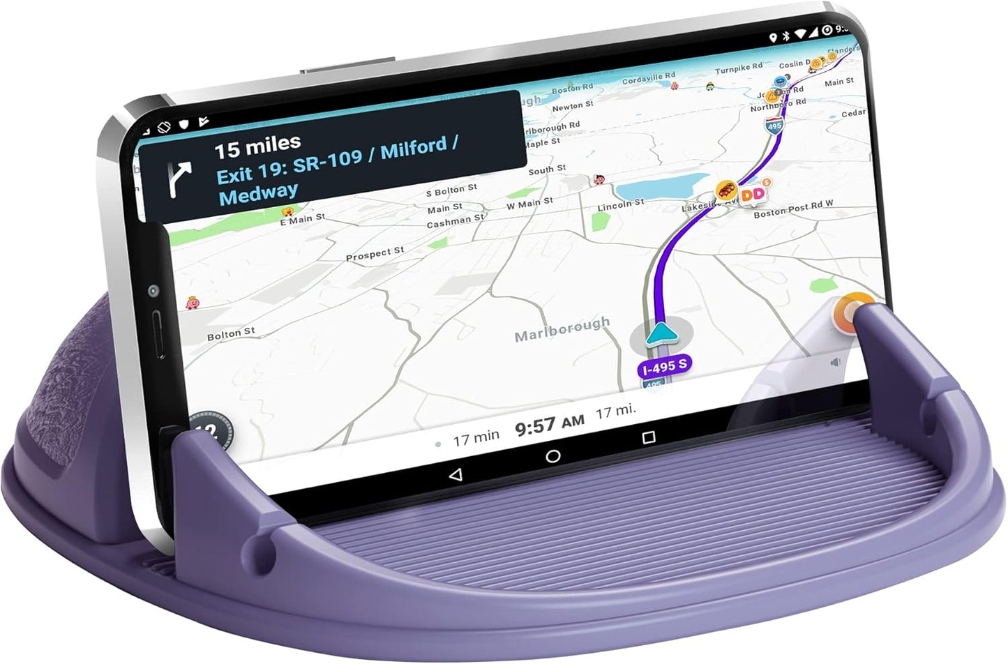 Slip-Free Car Phone Holder for Dashboards