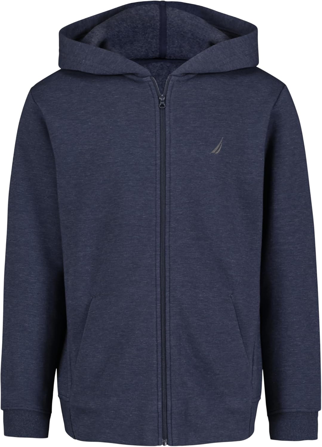 Nautica Boys' Hoodie: Signature Logo, Lightweight Fleece