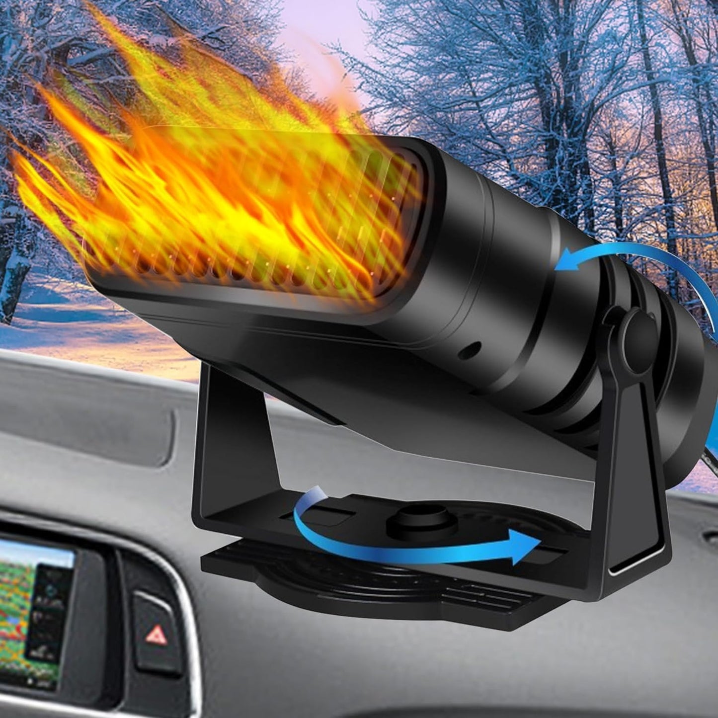 Portable 12V Car Heater - Defrost with Ease!