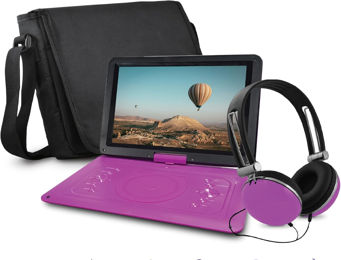 Core Innovations 14 Portable DVD Player with Headphones and Remote