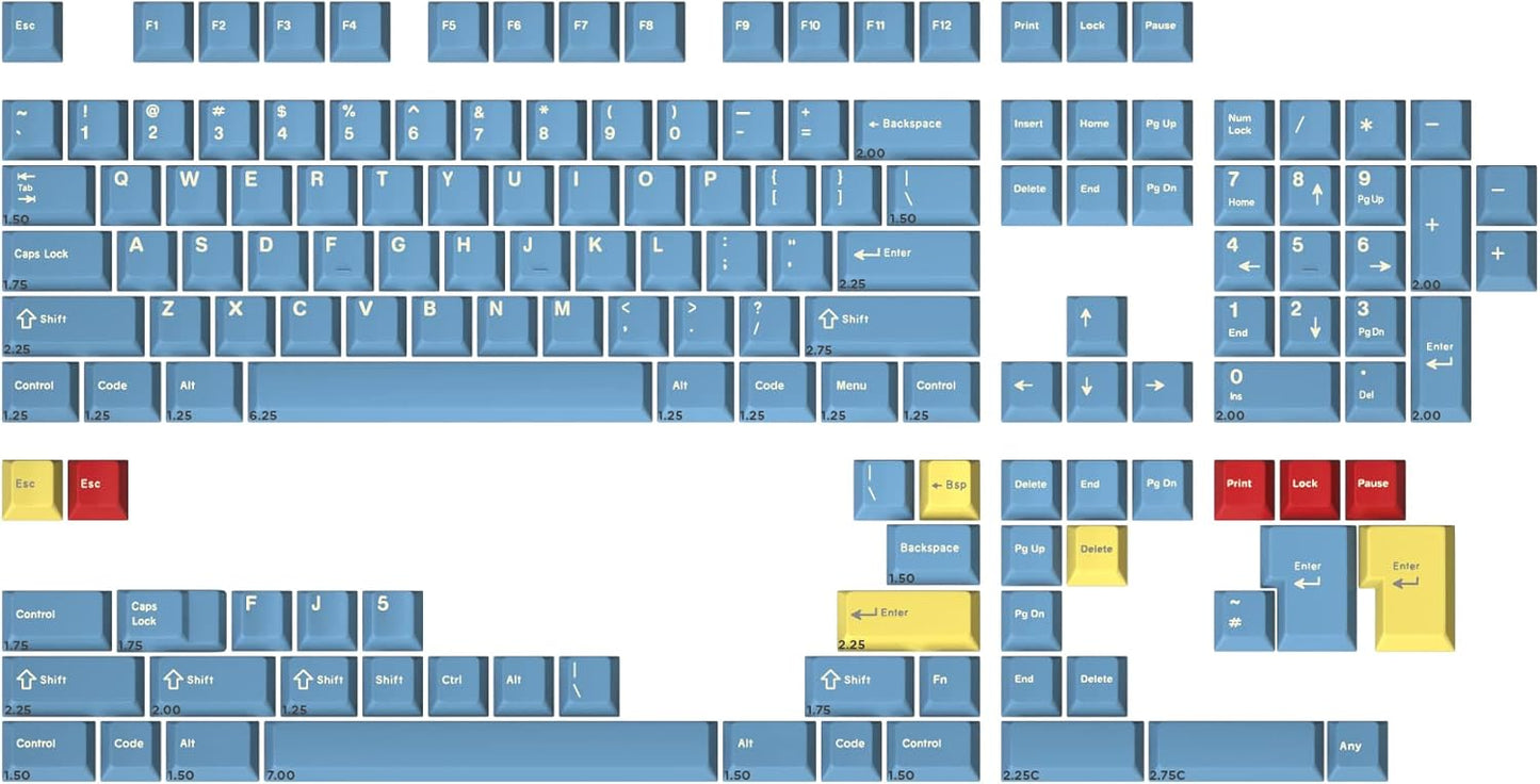 DROP MiTo GMK Godspeed Custom Keycap Set for Mechanical Keyboards