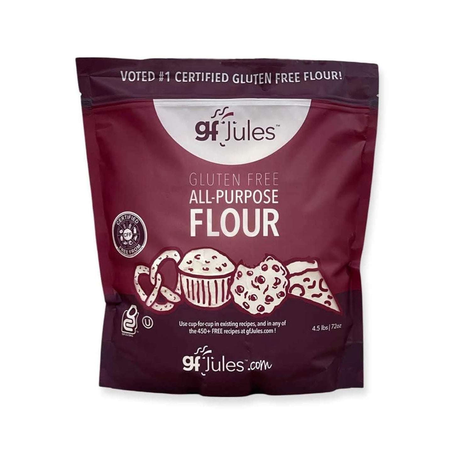 gfJules Certified Gluten Free All Purpose Flour for Baking