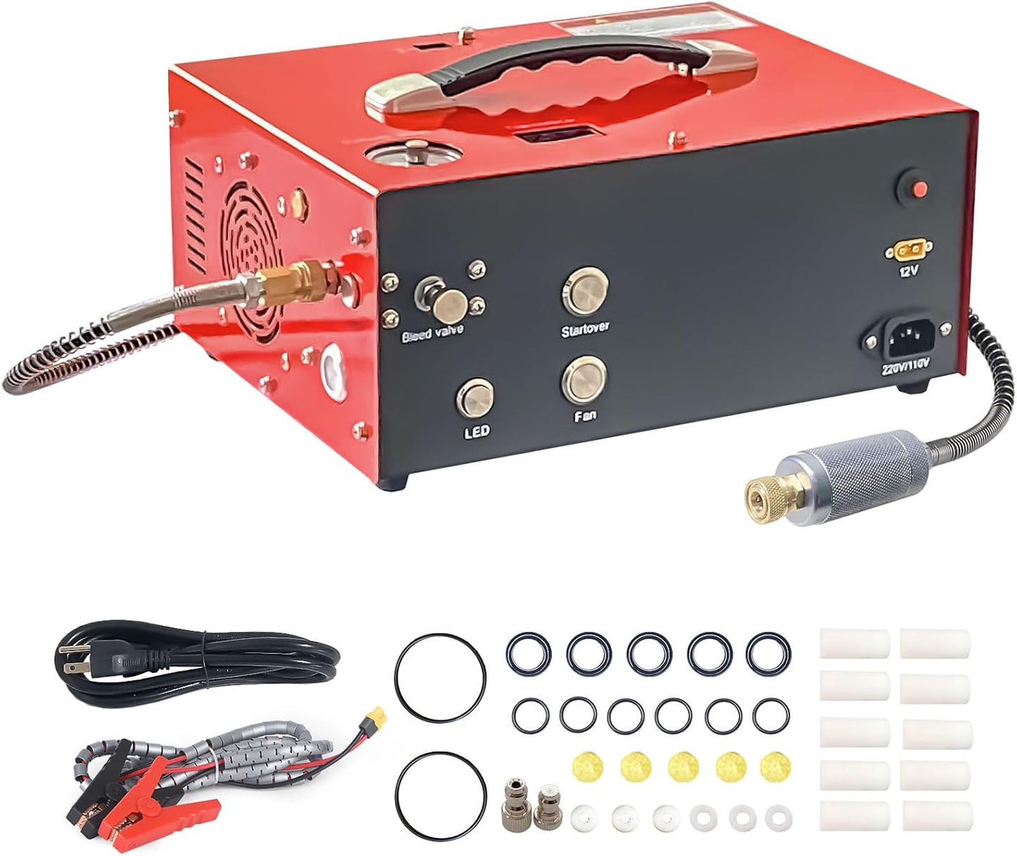 High-Power PCP Air Compressor: 4500Psi/30Mpa, Versatile Usage
