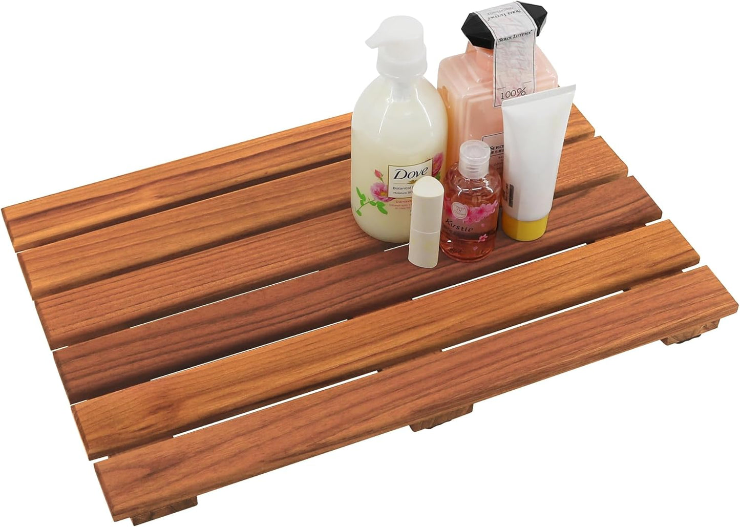 VaeFae Teak Shower Mat - Non-Slip Luxury Bath Mat for Spa