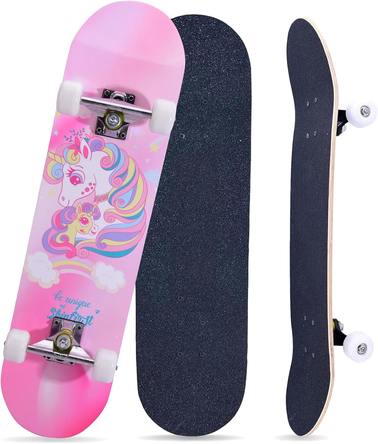 Skateboards for Beginners Kids and Adults - 31 Inch Complete