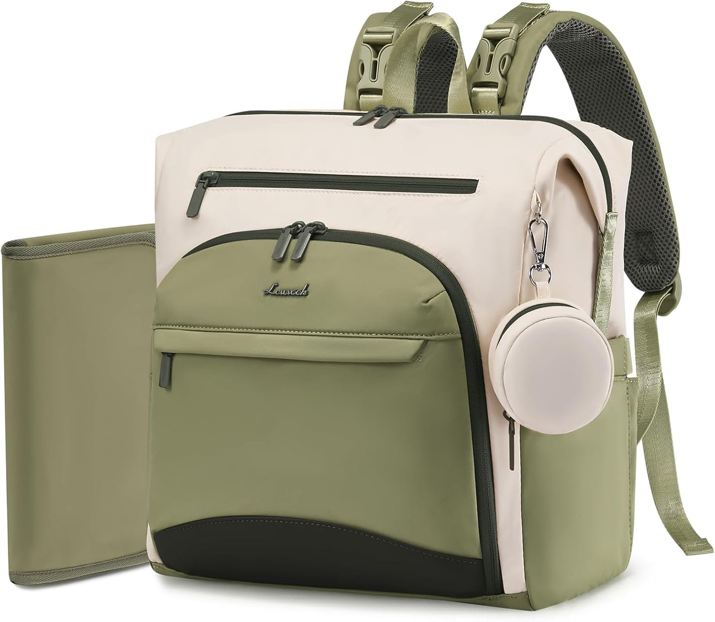 LOVEVOOK Diaper Bag Backpack with Changing Pad for Parents