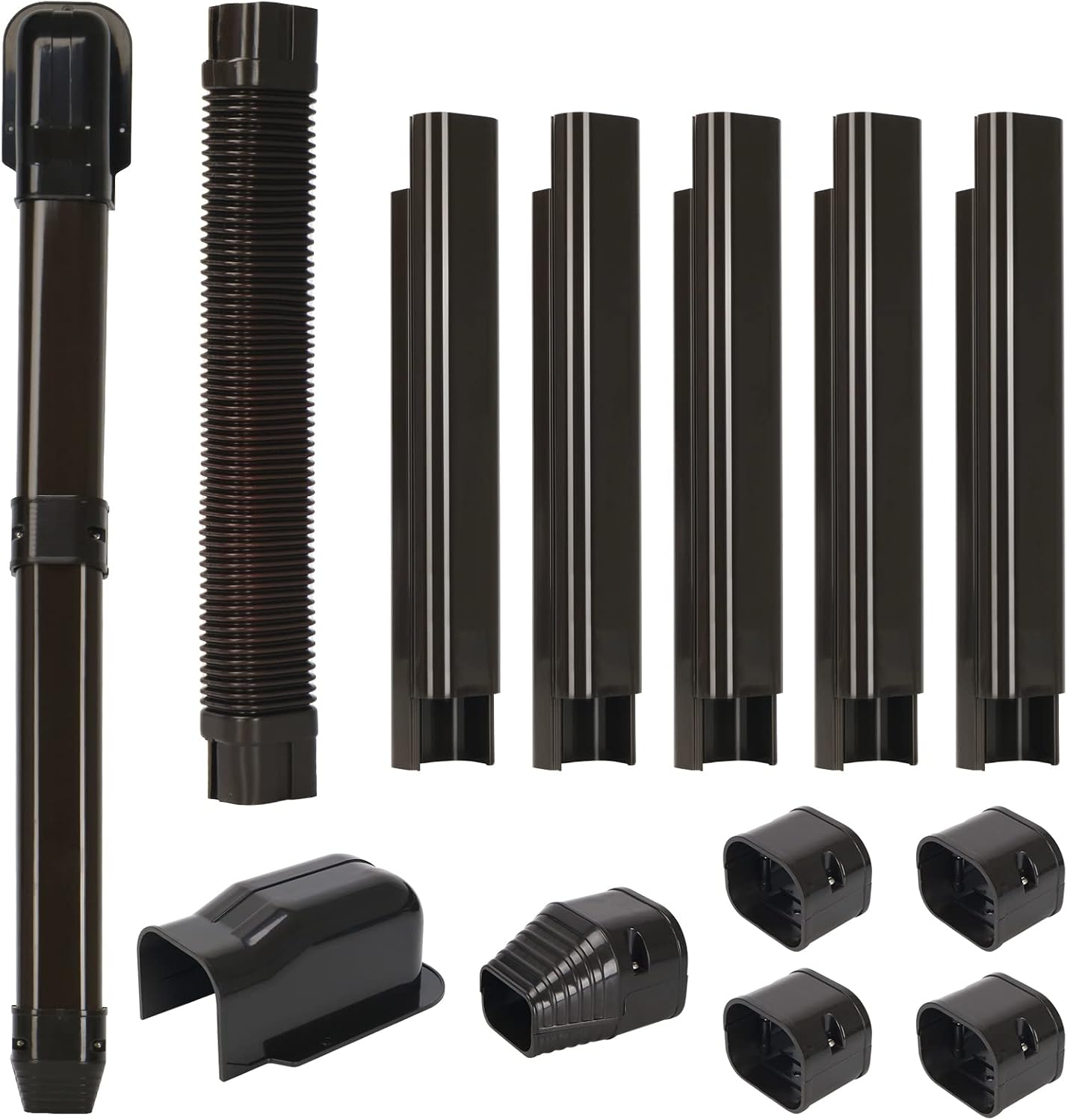 BEWAVE Mini Split Line Set Cover Kit for Air Conditioners
