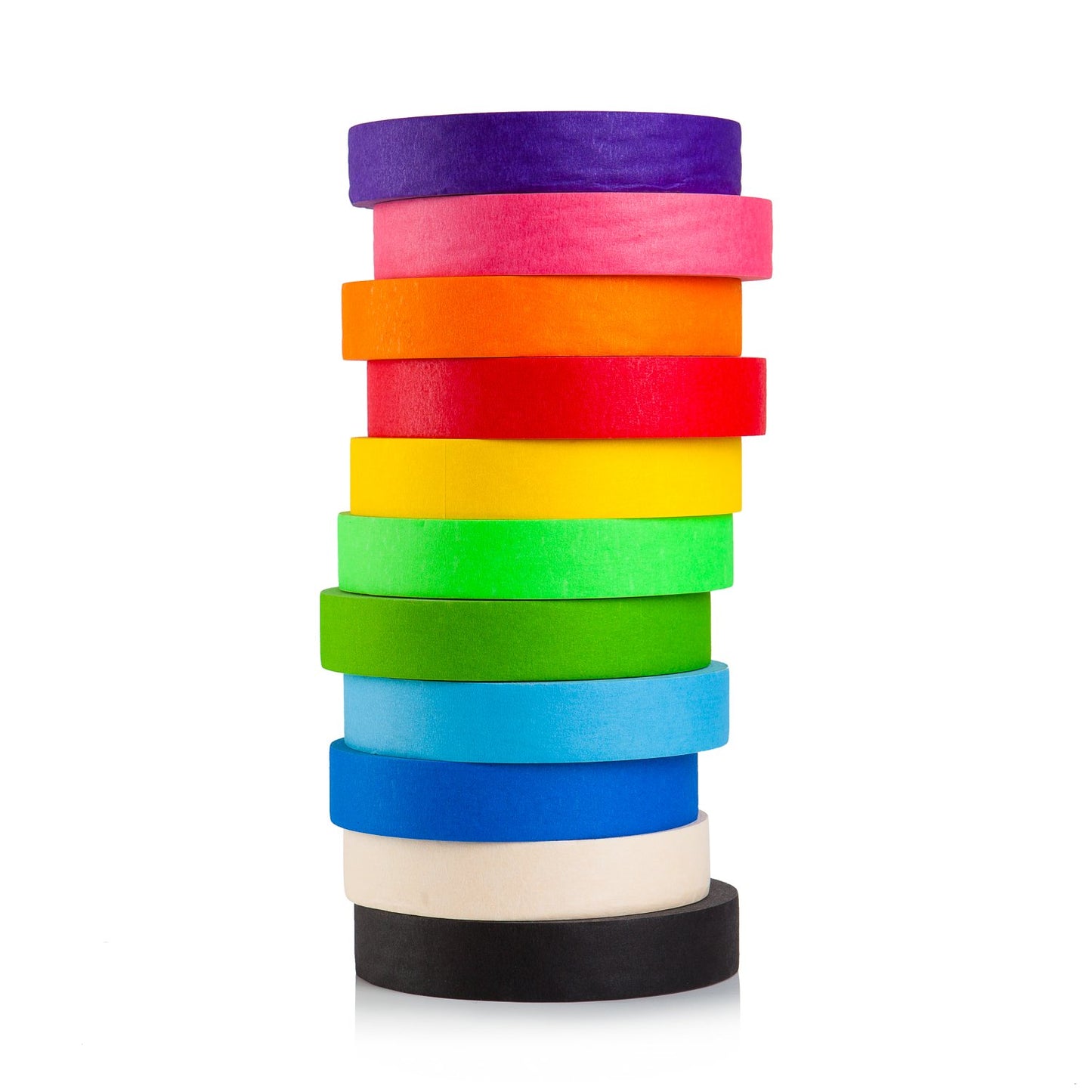 Craftzilla Colored Masking Tape - 11 Roll Multi-Pack for Crafts