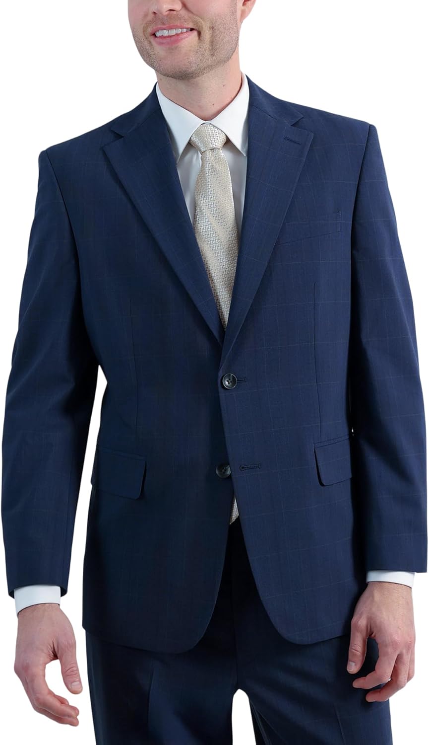 Haggar Mens Jmh Premium Stretch Classic Fit Suit Separate Pants
