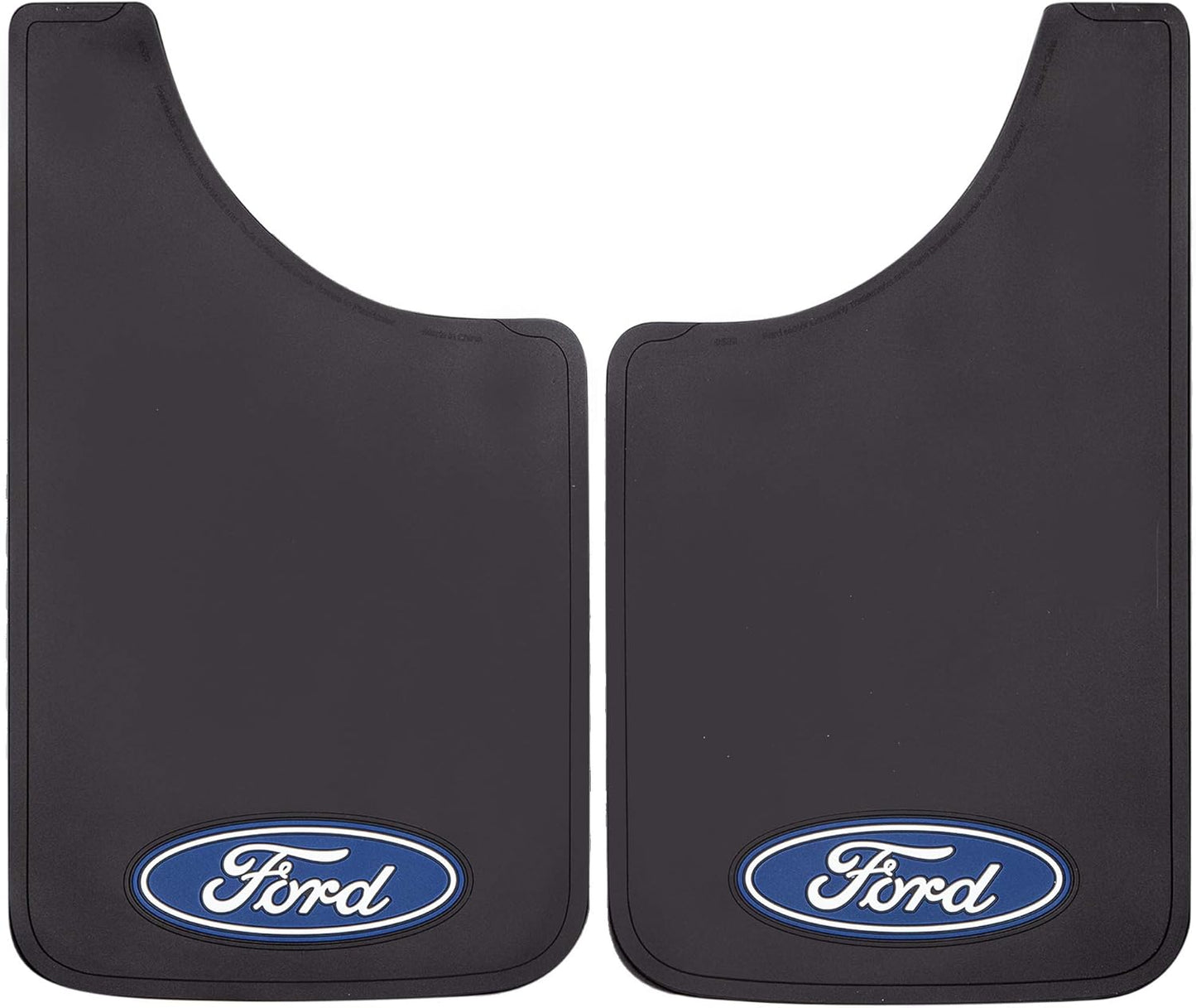 Plasticolor Ford Oval Logo Easy Fit Mud Guard Set of 2 Black
