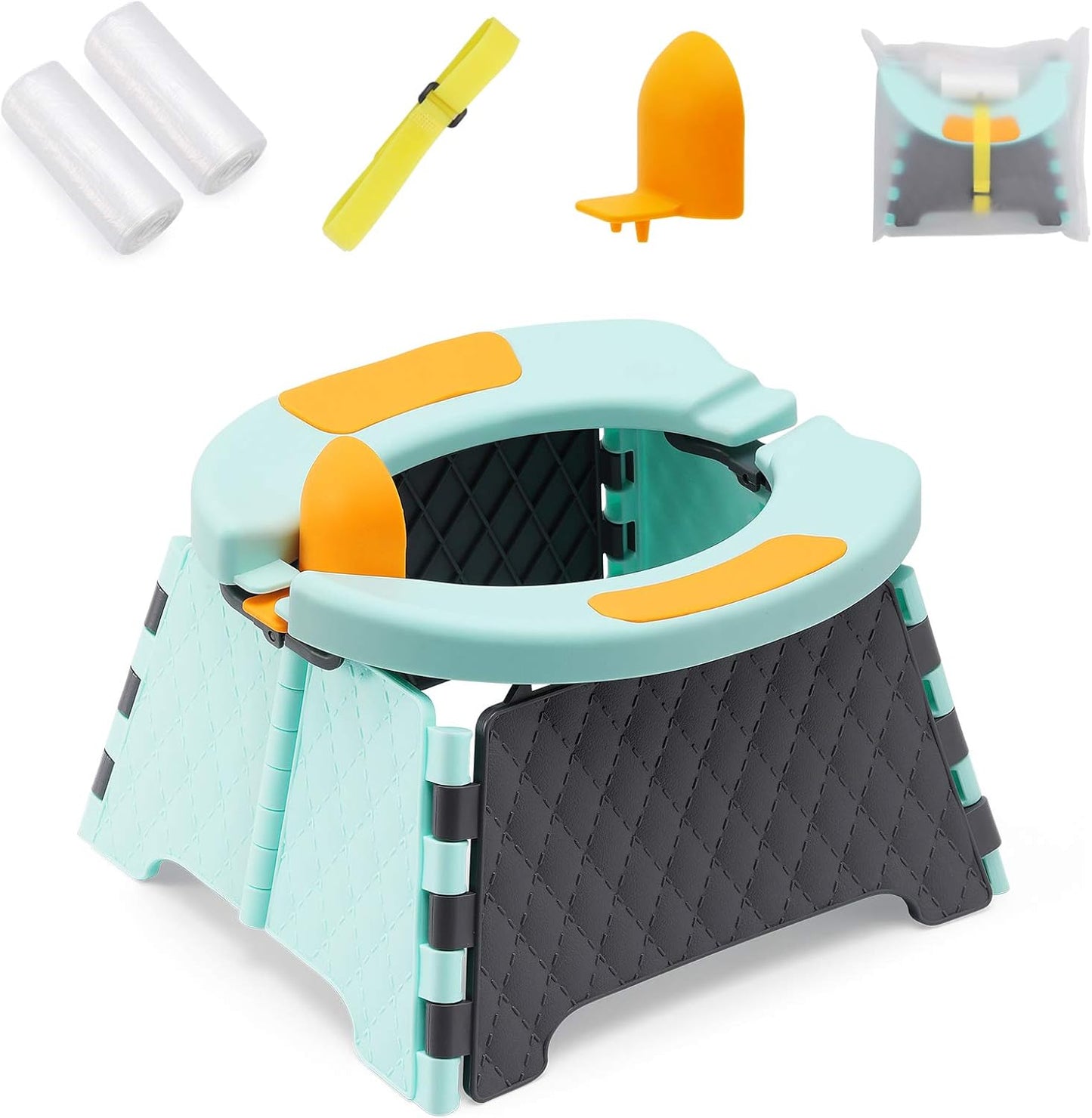 YUNHECAM Foldable Travel Potty Seat with Bags