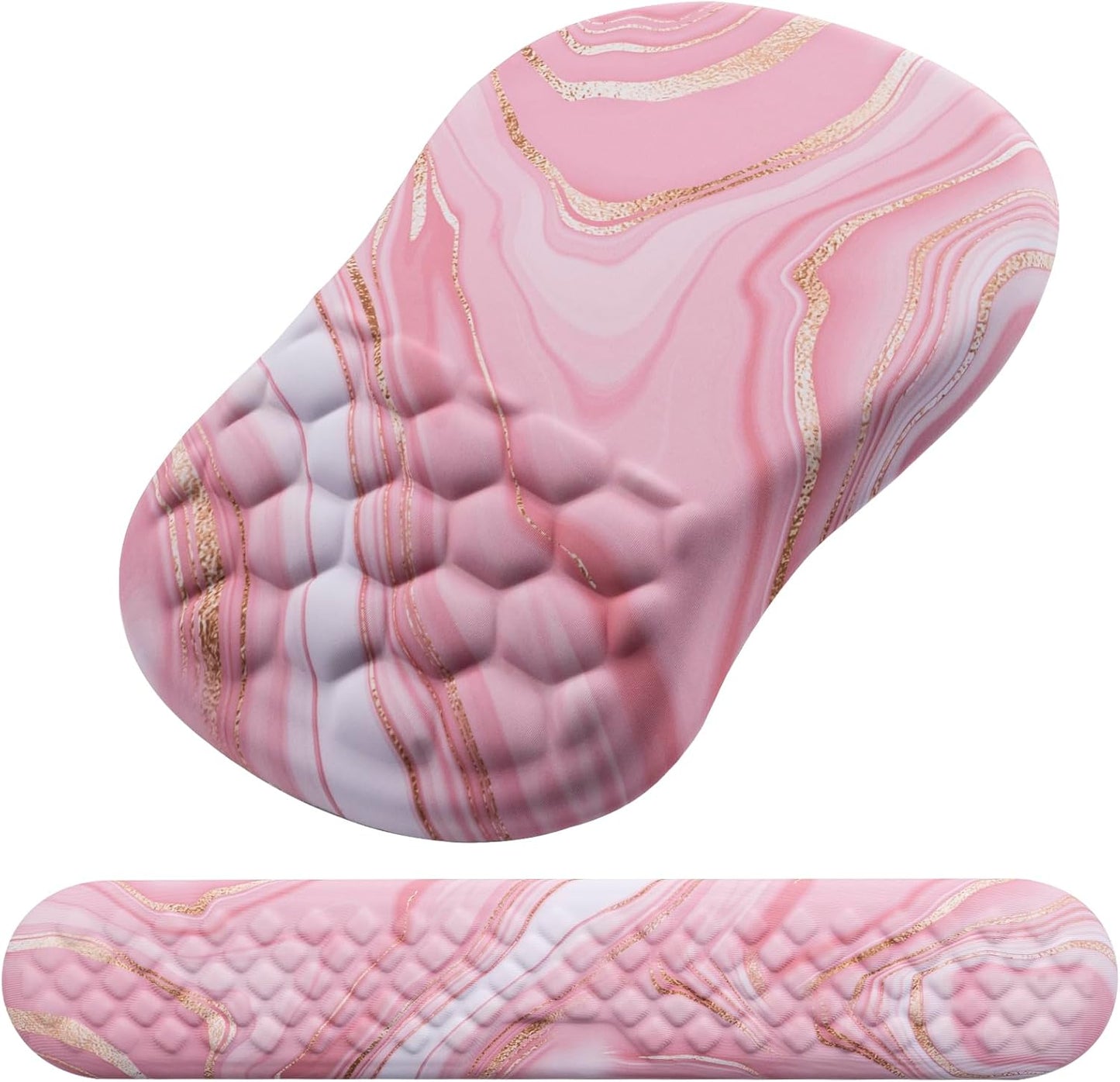 Mouse Pad Wrist Support with Ergonomic Design for Comfort