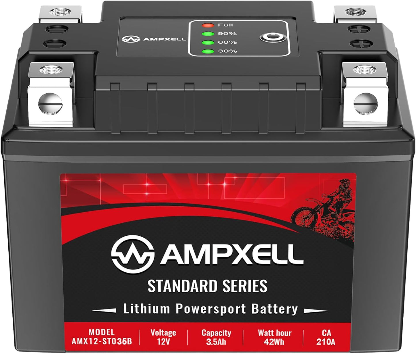 Lithium Motorcycle Battery YTX5L-BS 12V 210A for Powersport Use
