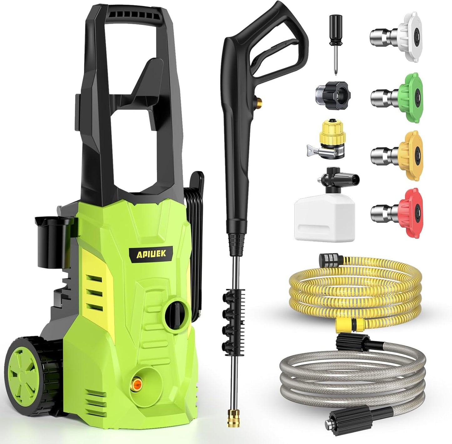 GUIFIN Portable Power Washer - 3800PSI for Superior Cleaning