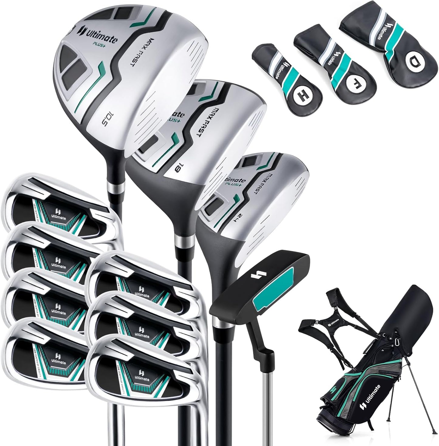 ULTIMATE Men's Complete Golf Club Set for Right Handed Players