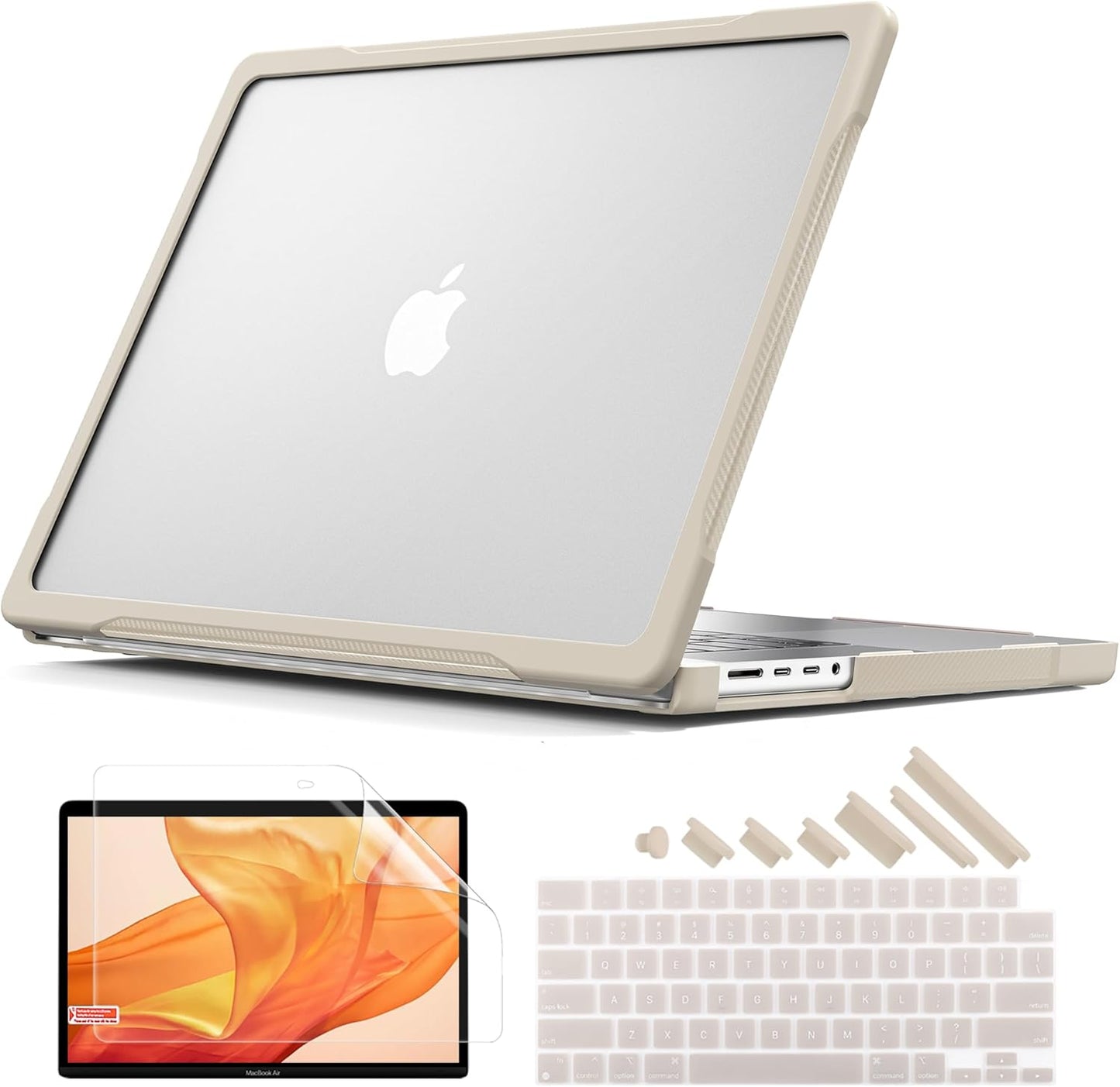 Batianda MacBook Pro 16 inch Case with Carbon Fiber Edges