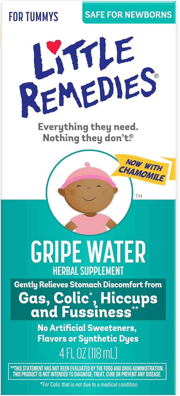 Little Remedies Gripe Water - Alcohol-Free & Gentle for Newborns