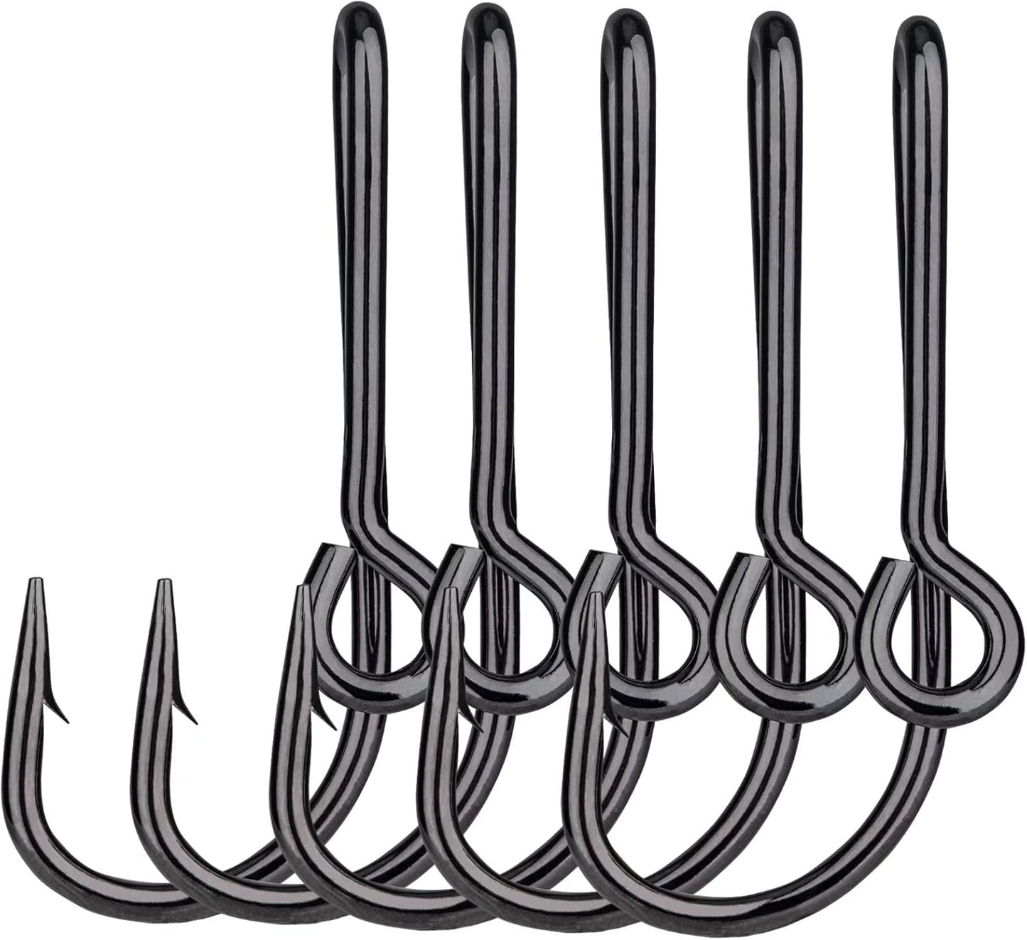 THKFISH Gold Fish Hooks Hat Clip Set