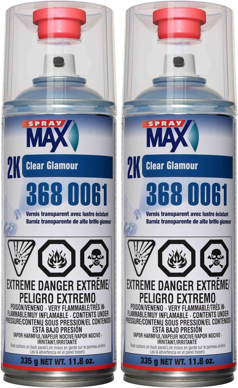 Spray Max USC 2k High Gloss Clearcoat Aerosol for Superior Finish