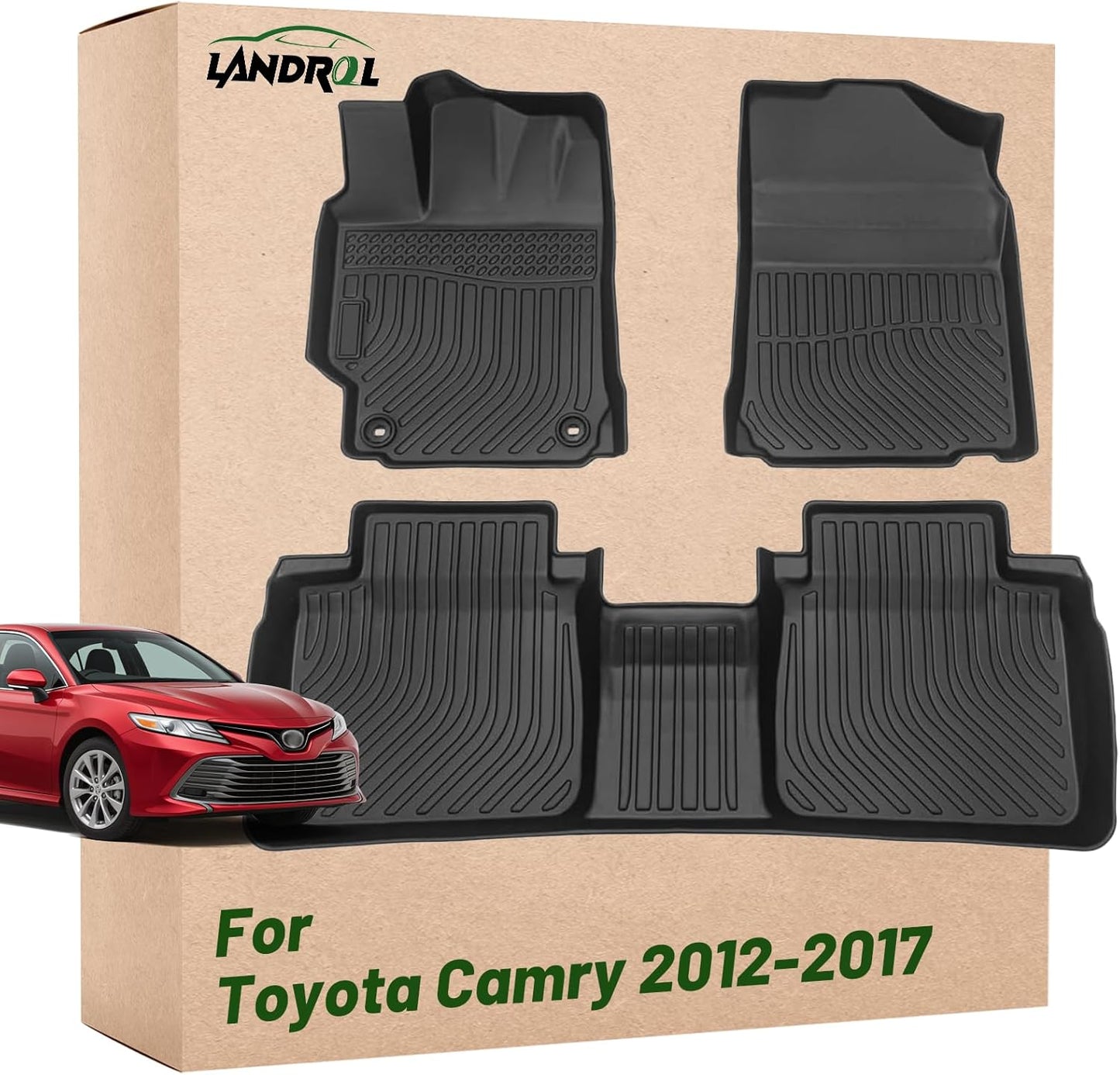 Custom Fit Car Floor Mats for Toyota Camry 2012-2017 Protection