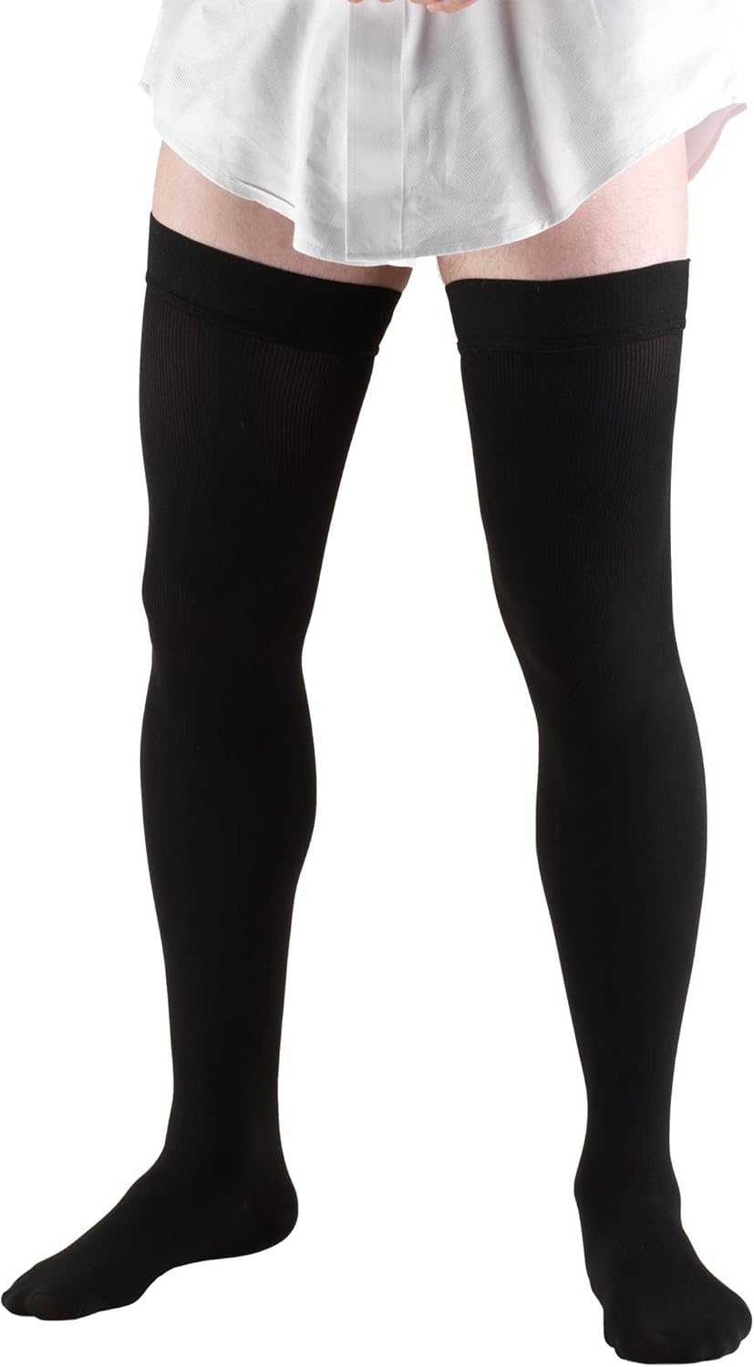 Truform Compression Socks for Men - Thigh High Support Socks