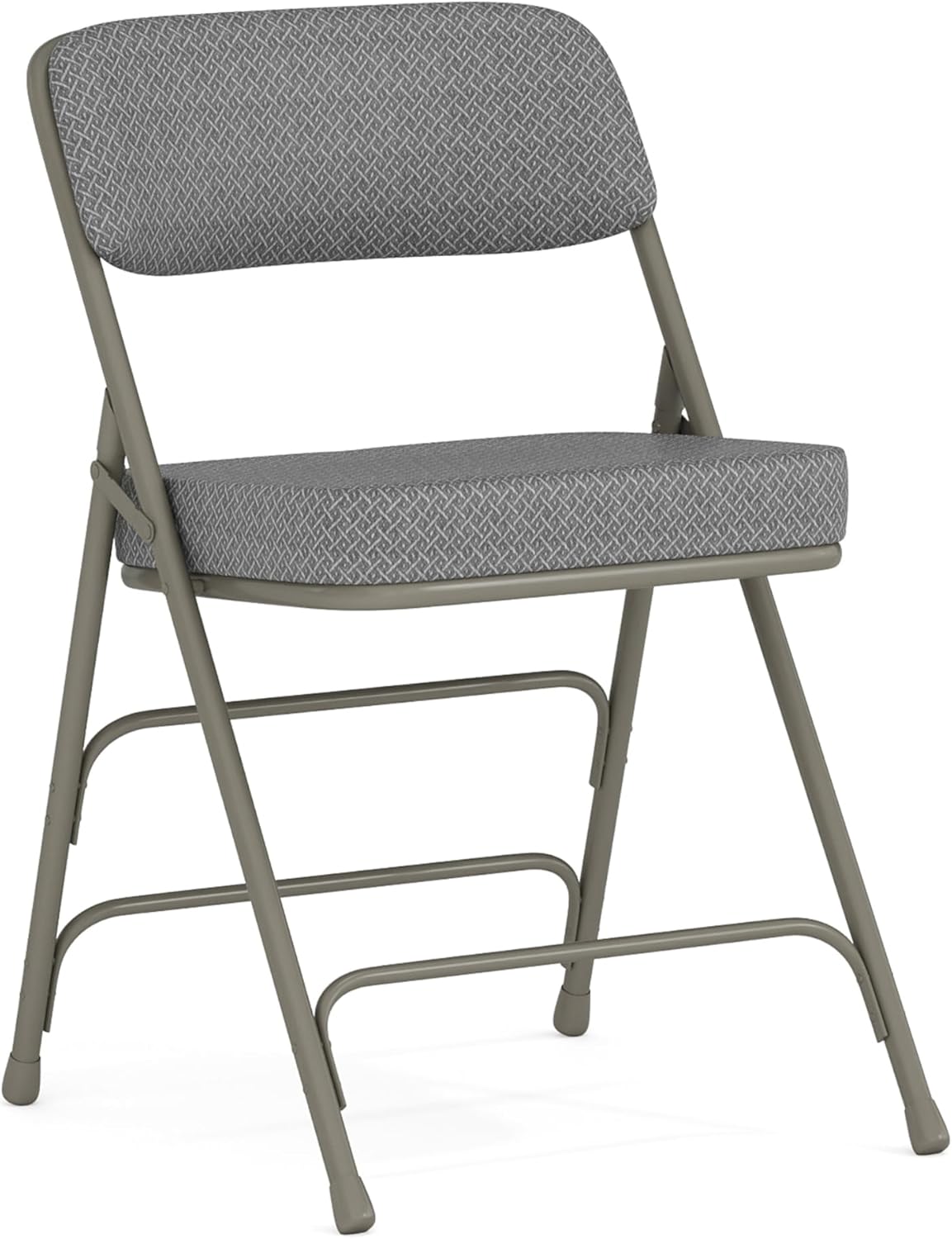 Hercules Series Metal Folding Chair with Cushioned Seat for Events