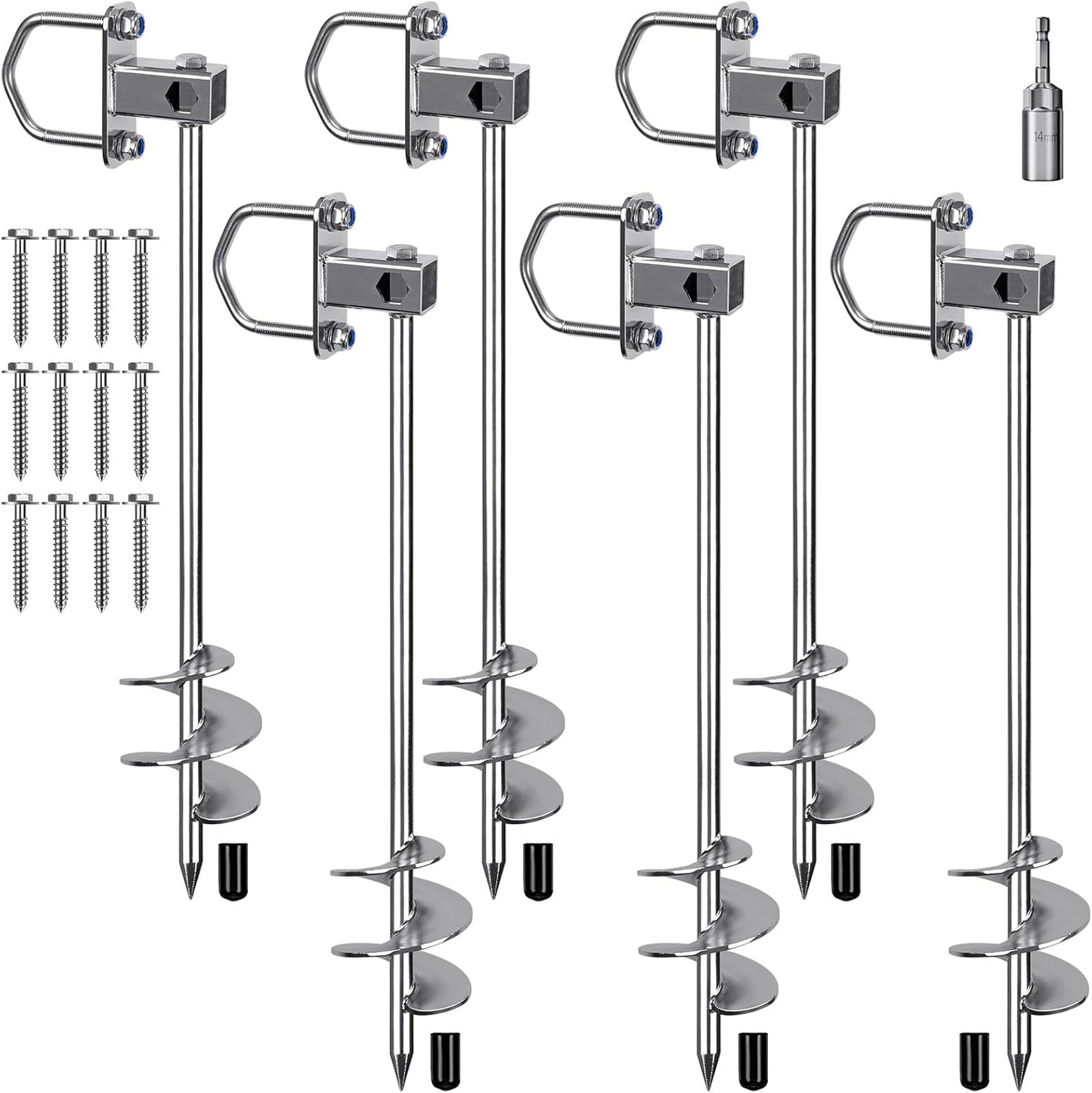 Multi-Purpose Ground Anchors for Trampolines and More