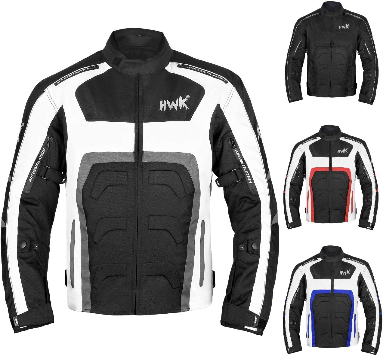 HWK Spyder Motorcycle Jacket for Men: All Season Comfort