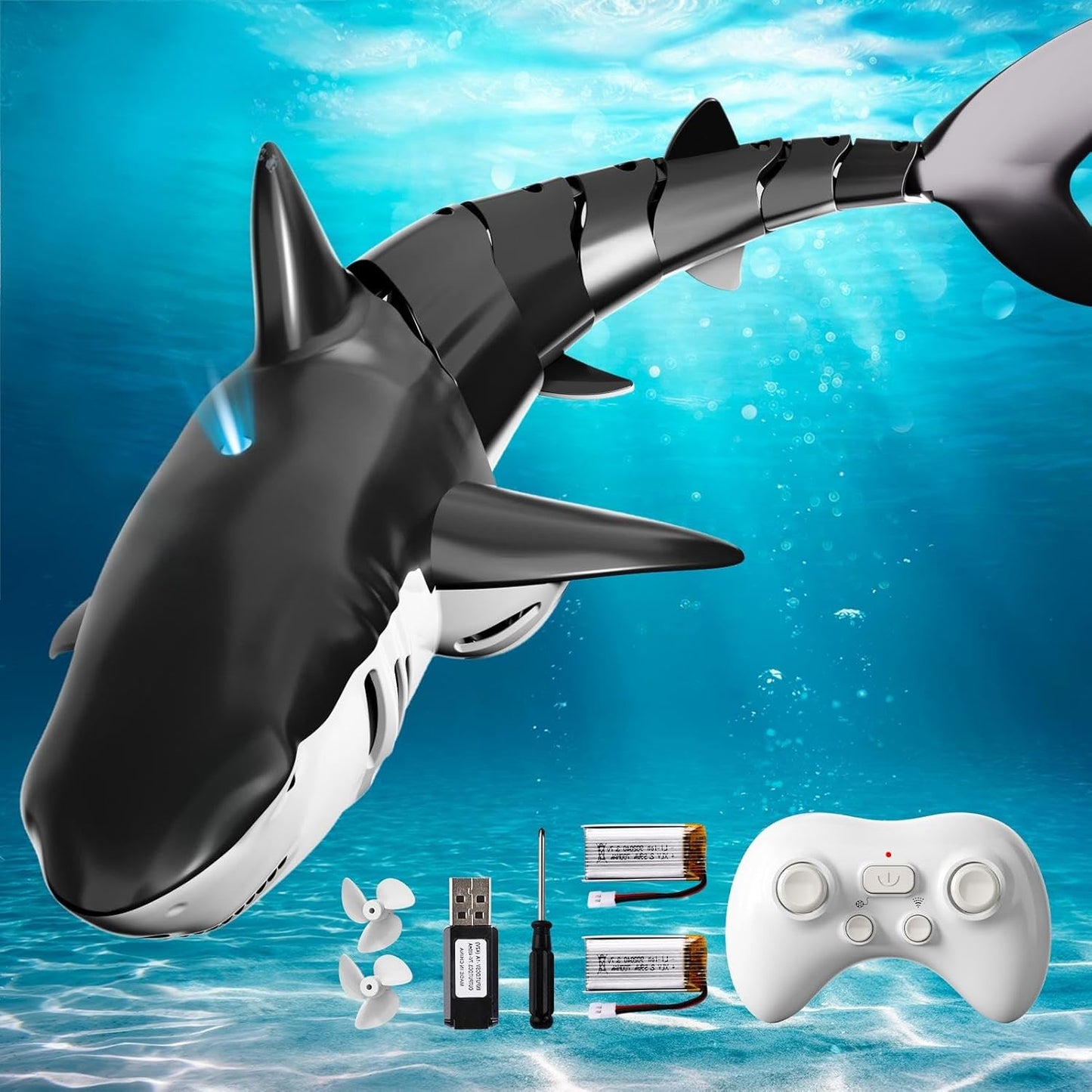 2.4GHz Remote Control Shark Toy for Pool Fun and Adventure