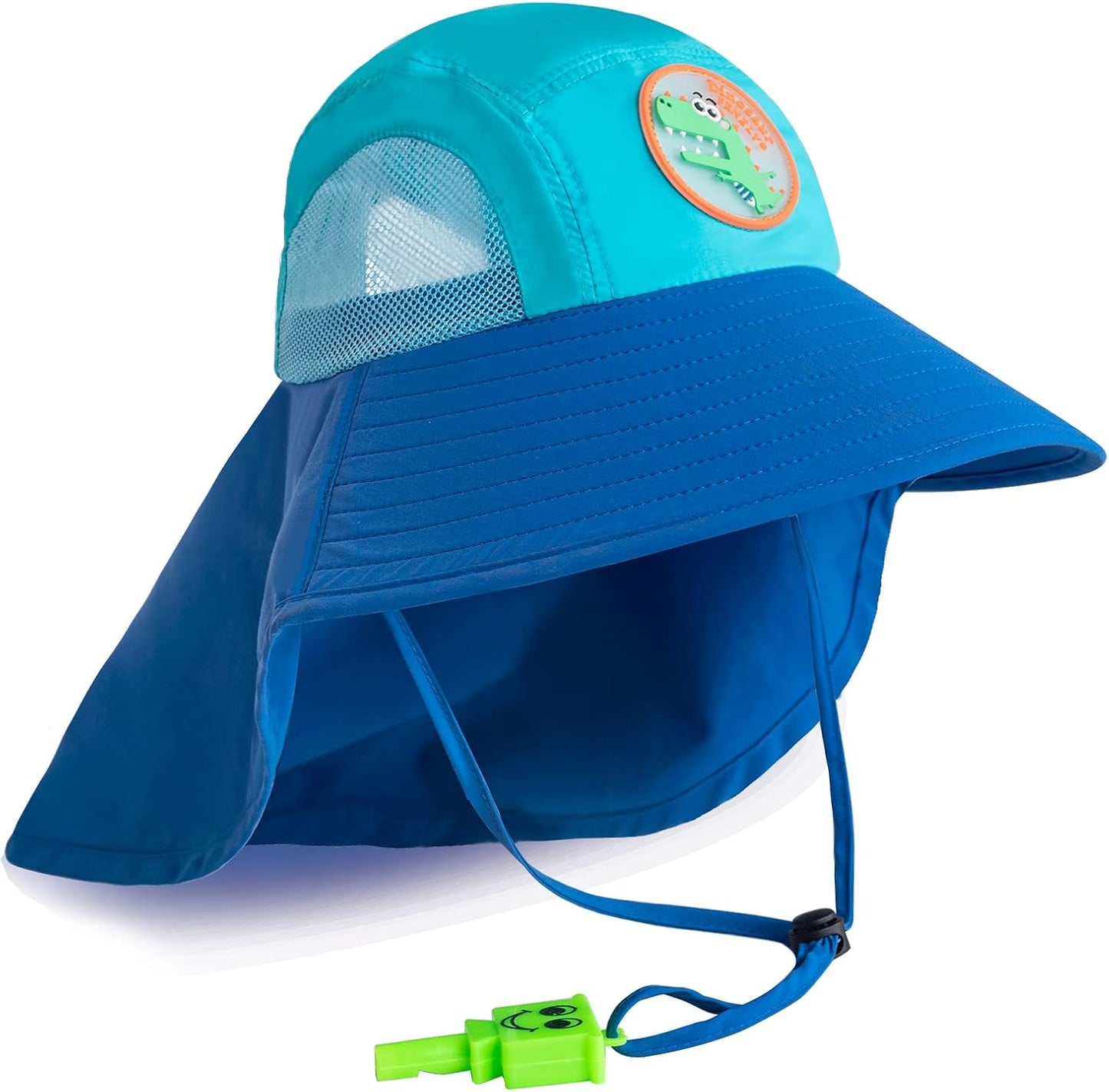 FENELY Kids Sun Hat UPF 50+ with Neck Flap - Ultimate Sun Protection!