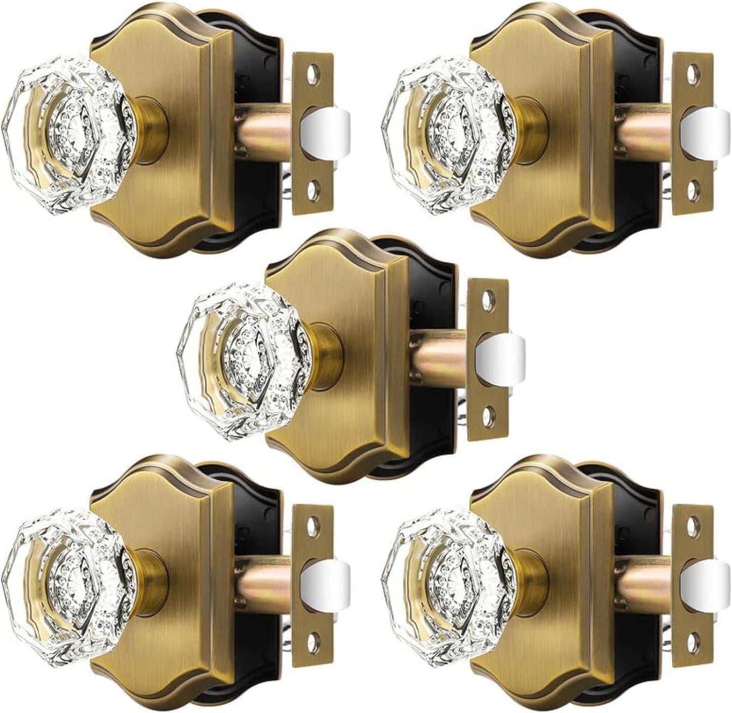 Orger Passage Door Knobs for Hallway and Closet - Vintage Style
