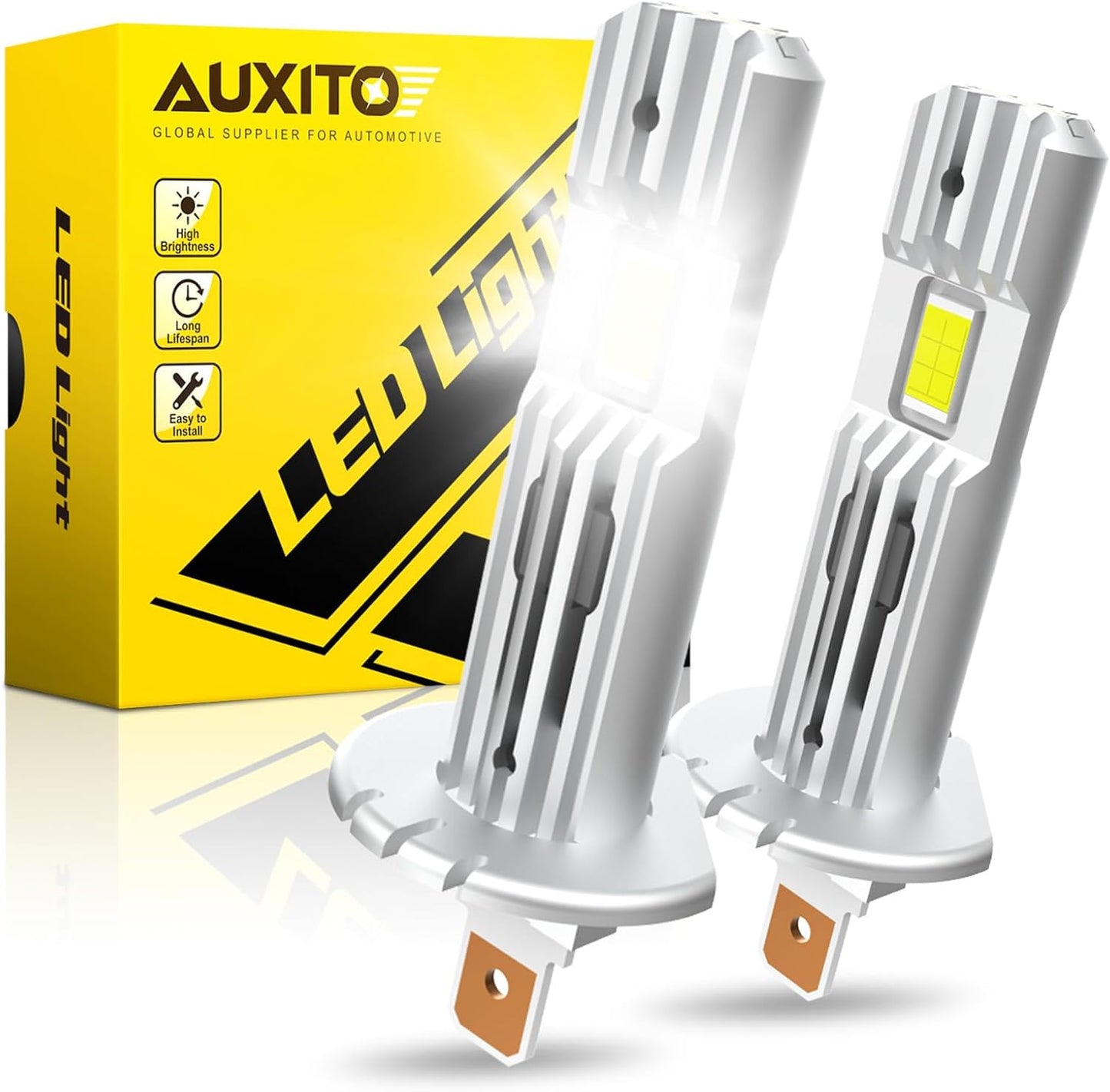 AUXITO 2024 Upgraded H1 LED Bulb for Superior Visibility