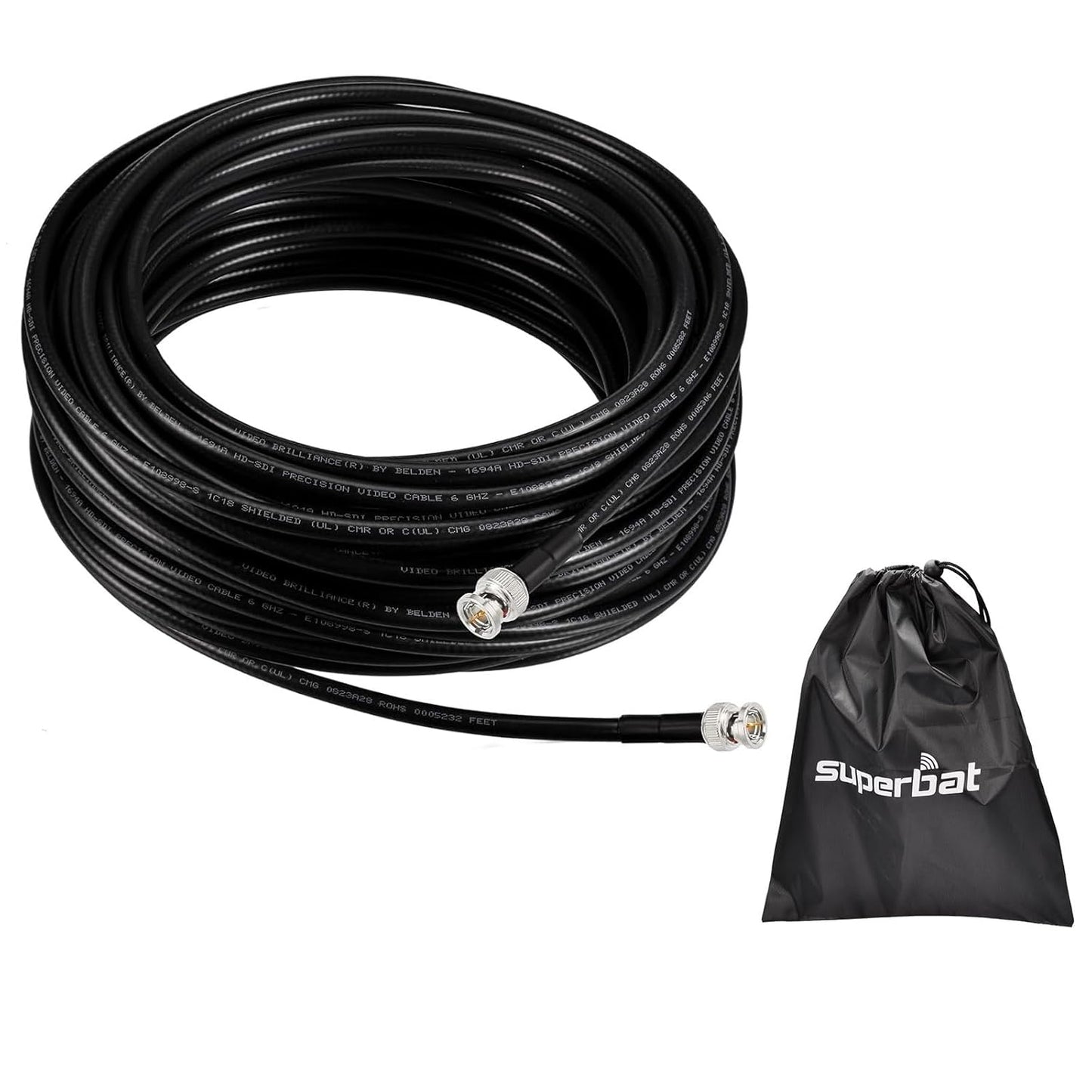 Superbat Long 75ft SDI Cable for HD-SDI and 4K Monitors