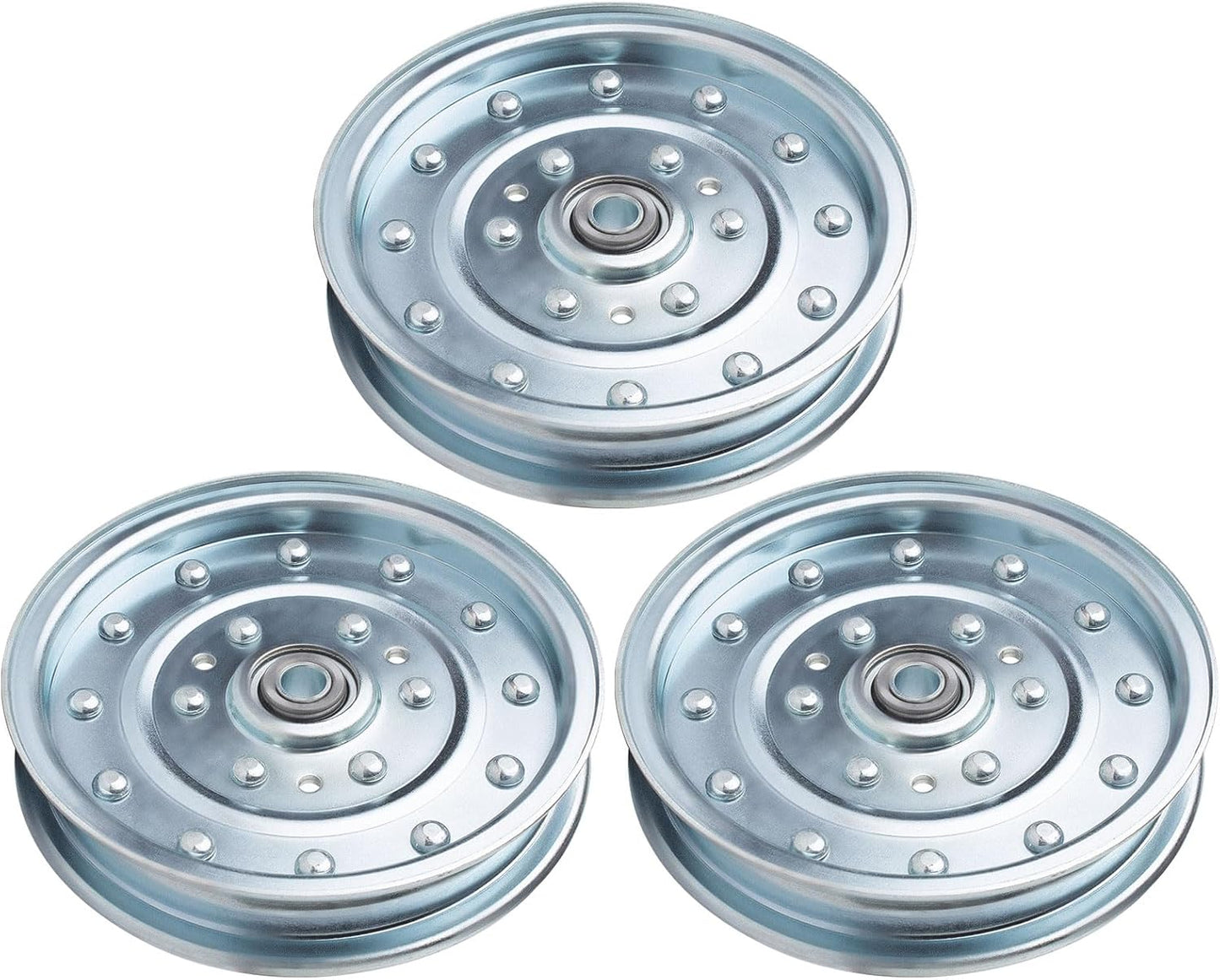 3 Pack 5021976 Flat Idler Pulley for Fer RIS Lawn Mowers
