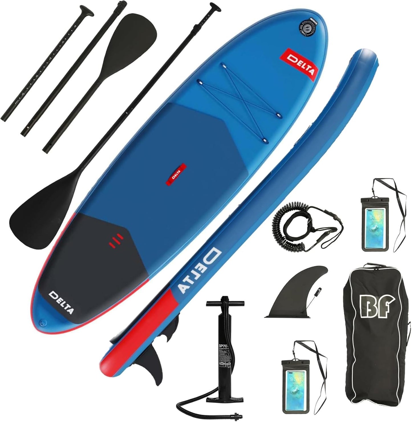 Inflatable Stand Up Paddle Board with Accessories for Adults