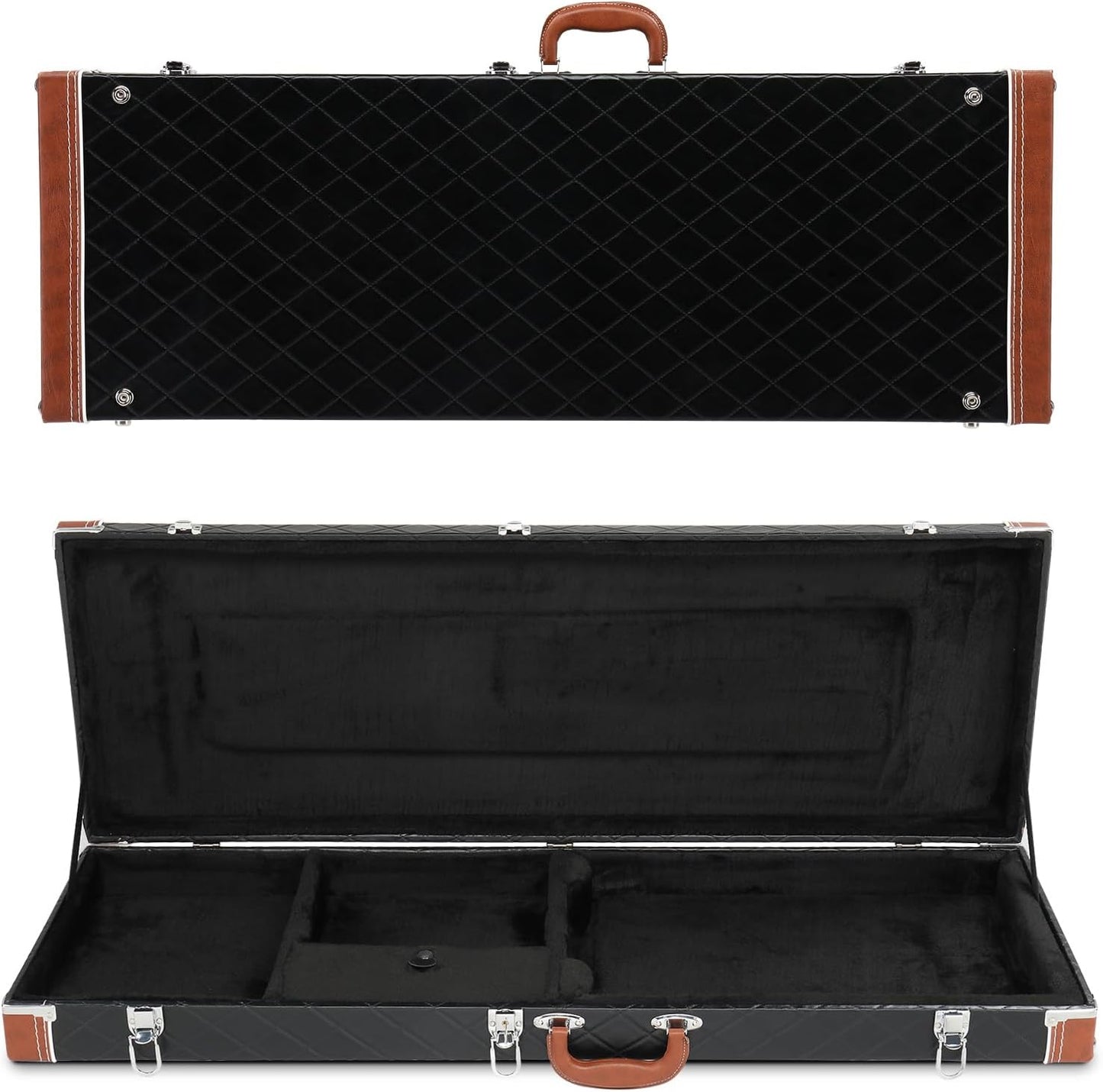 Ktaxon Electric Guitar Hard Case for 39-Inch Guitars with Lock