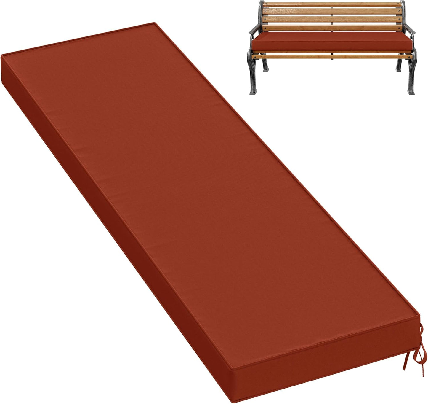 Premium Outdoor Bench Cushions with Memory Foam for Comfort