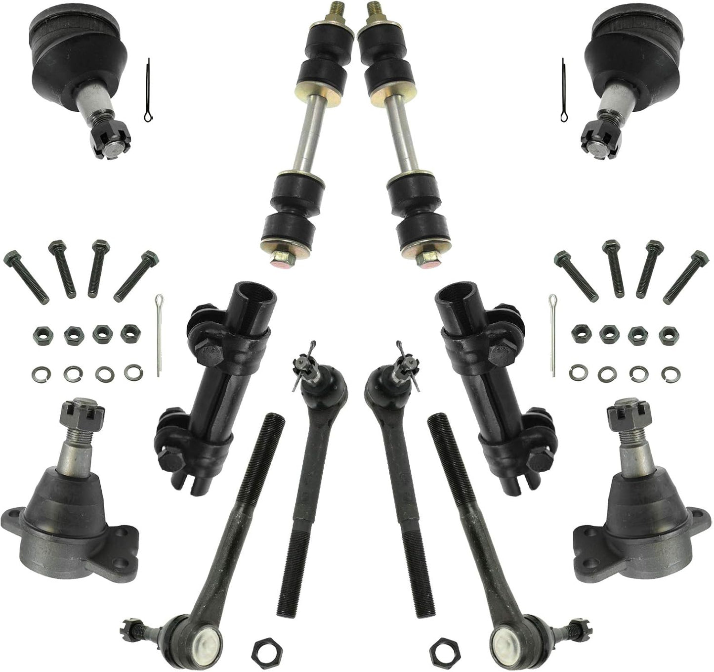 TRQ Front Steering & Suspension Kit for Chevrolet GMC Vehicles
