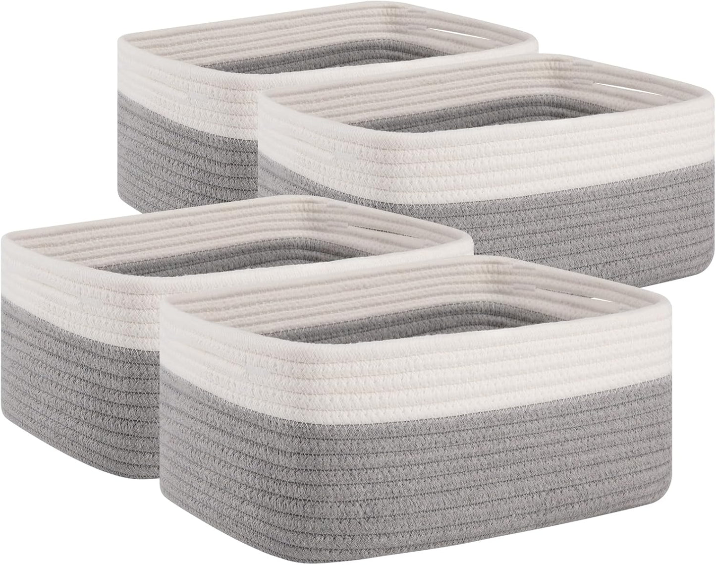 OIAHOMY 4 Pack Storage Baskets for Organizing Your Space